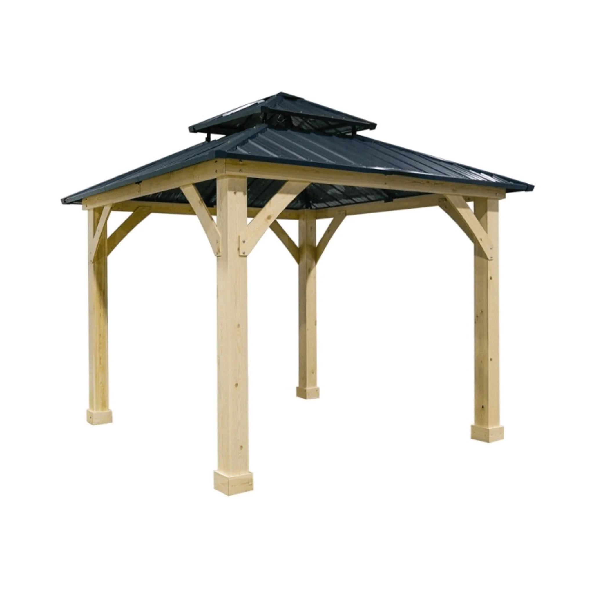 [10X10FT] Alora Premium Outdoor Patio Hardtop Gazebo W/ Double Steel Roof (SAK01291) - Image 9
