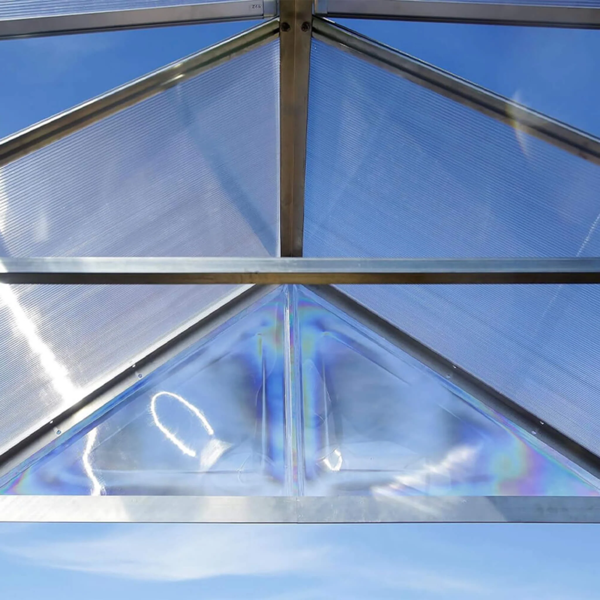 [10X24FT] Premium Heavy-Duty Polycarbonate Walk-In Greenhouse W/ Aluminum Frame & Built-In Gutter System (SAK58472) - Image 5