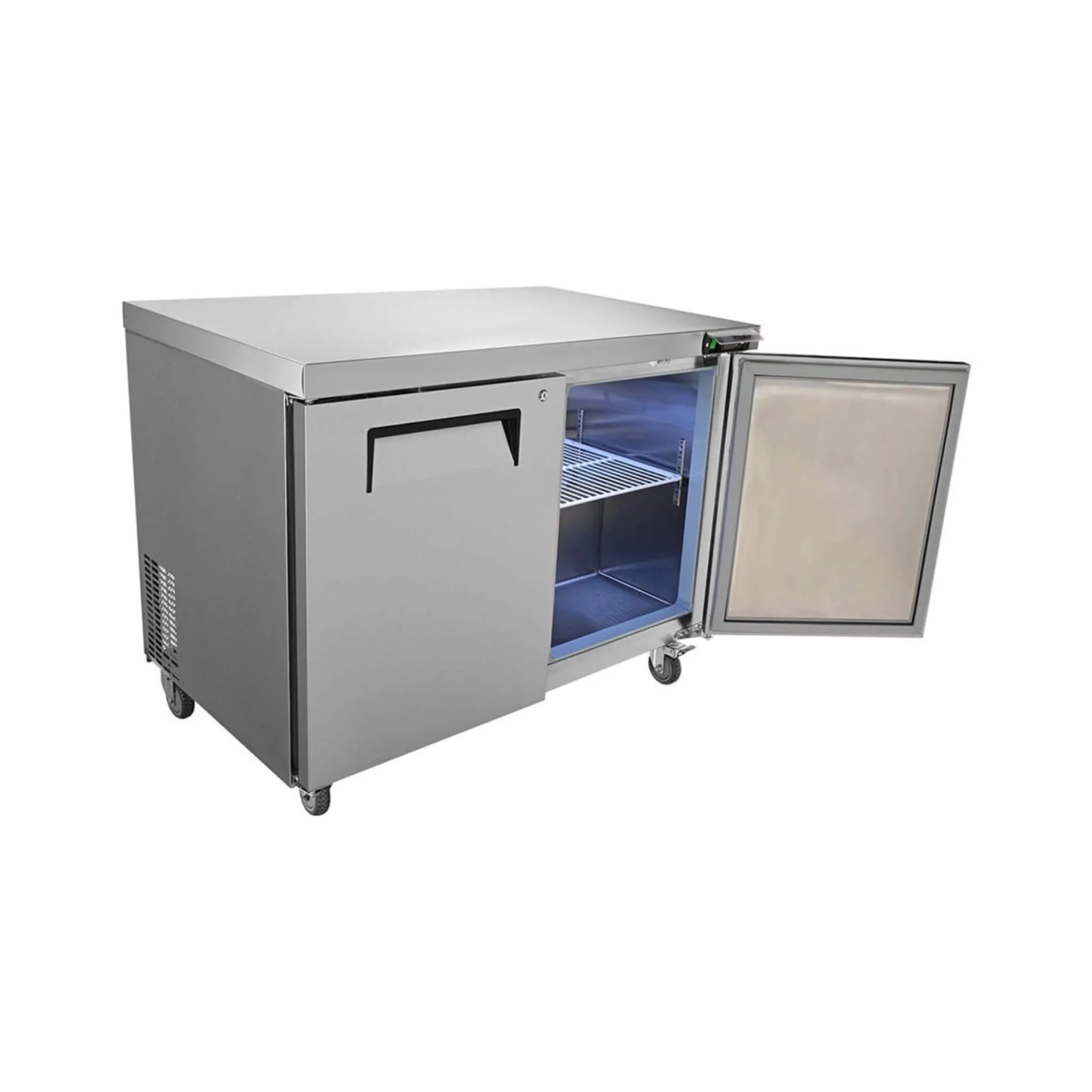 12.9 Cu.Ft 2-Door 48-Inch Commercial Stainless Steel Worktop Undercounter Refrigerator (SAK26049) - Image 9