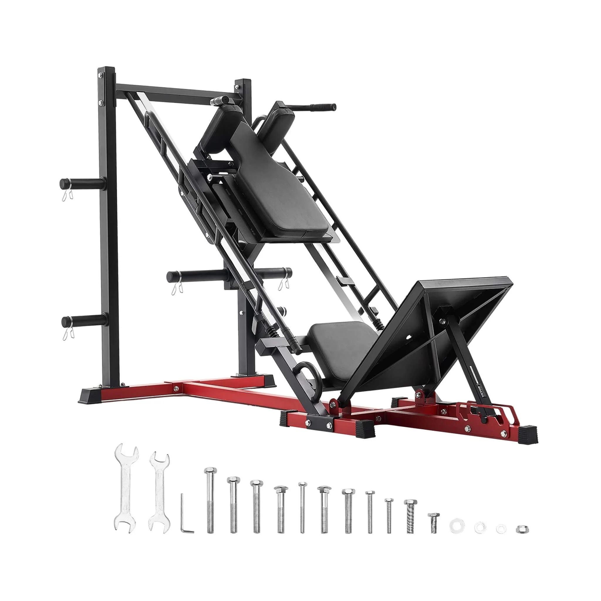 Rovix 2000LBS Adjustable Leg Press And Hack Squat Machine For Home Gym Workouts (SAK53148) - Image 11