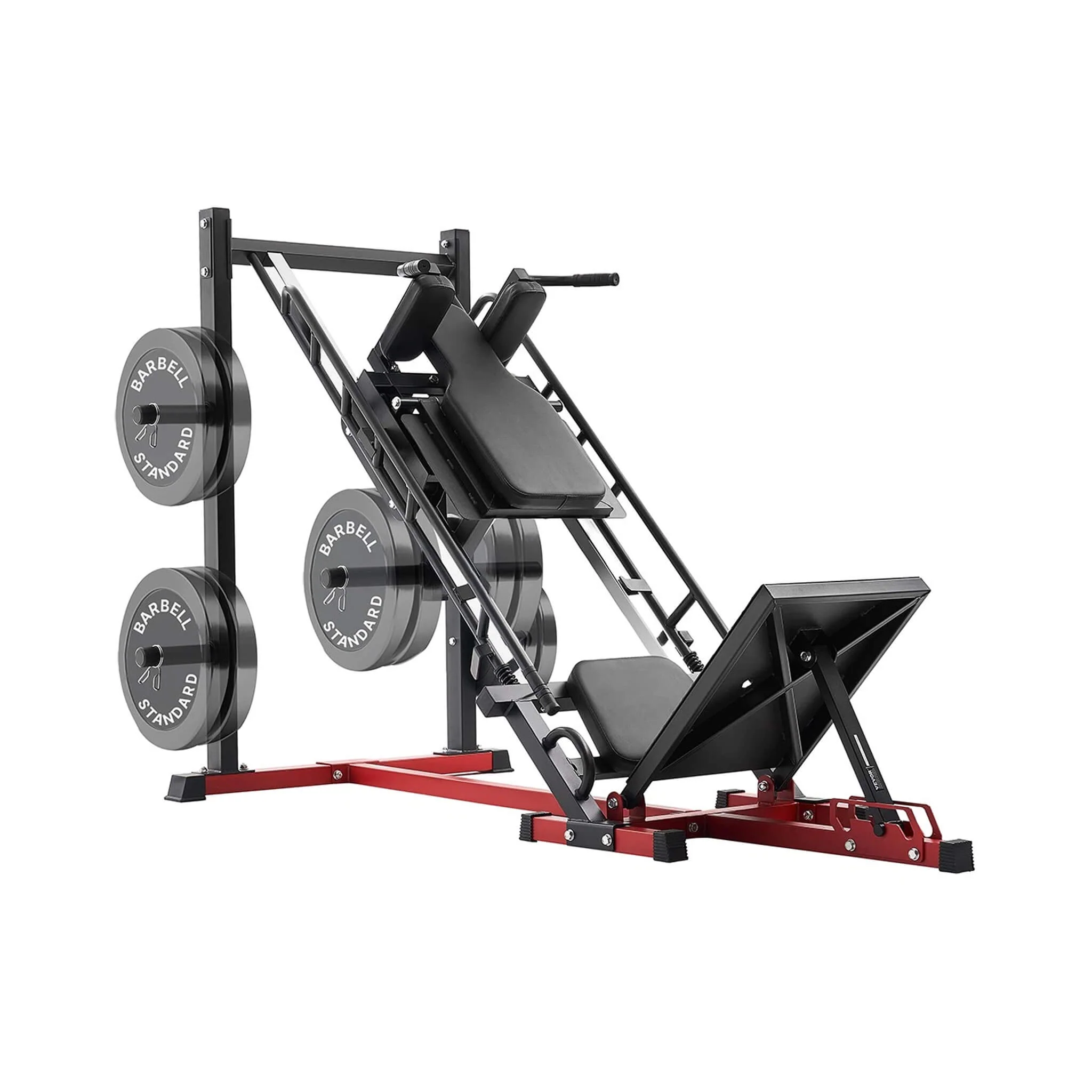 Rovix 2000LBS Adjustable Leg Press And Hack Squat Machine For Home Gym Workouts (SAK53148) - Image 7