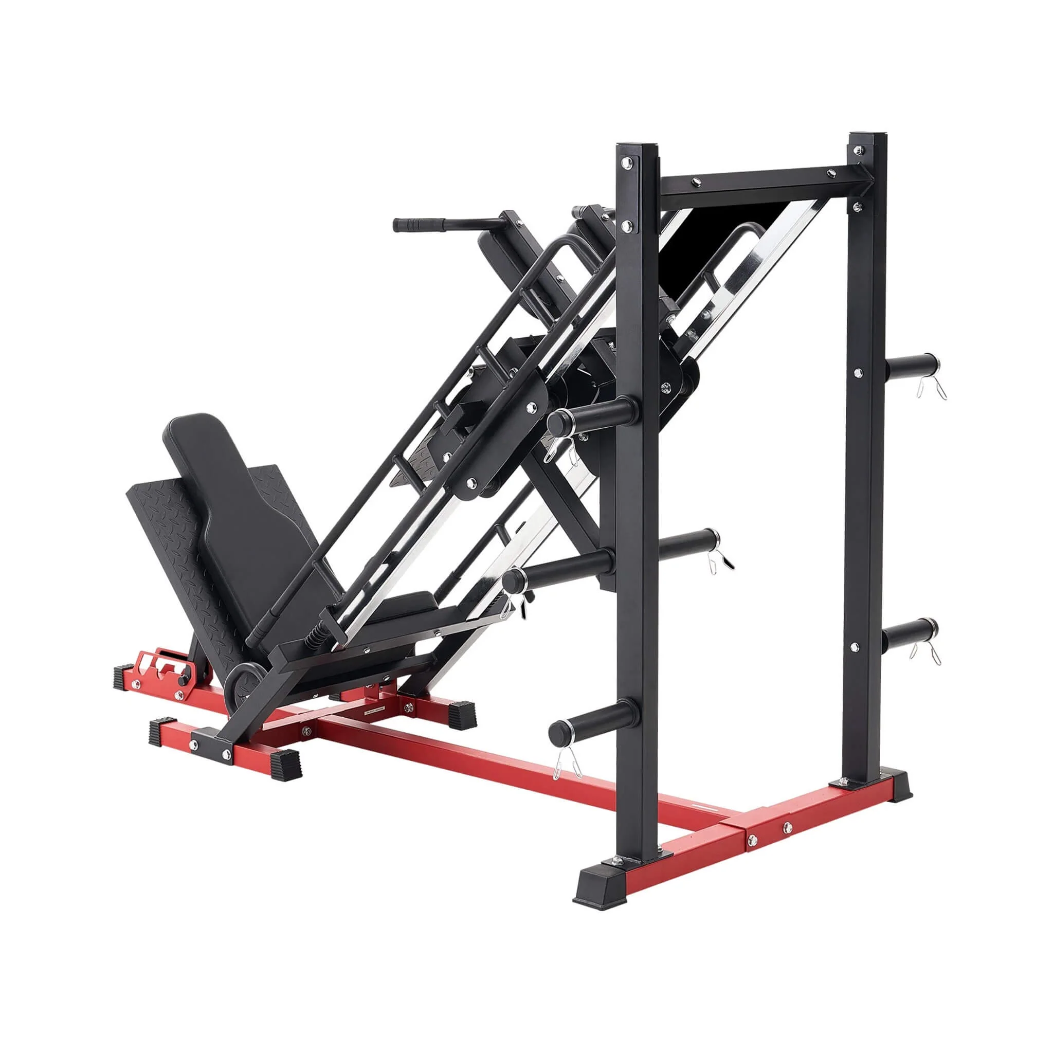 Rovix 2000LBS Adjustable Leg Press And Hack Squat Machine For Home Gym Workouts (SAK53148) - Image 9