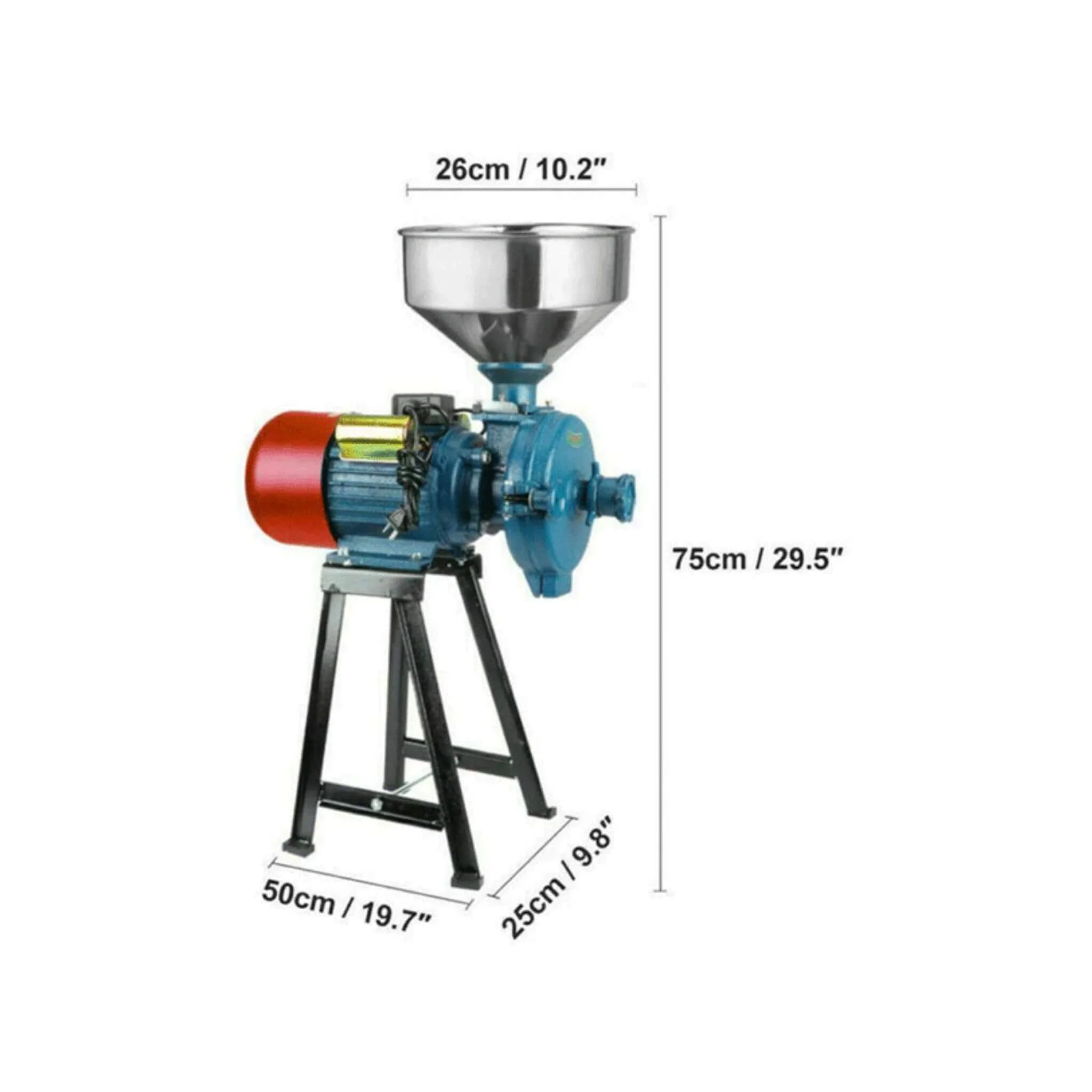 3000W Commercial Electric Dry Corn Wheat Grain Mill Grinder (SAK91135) - Image 9