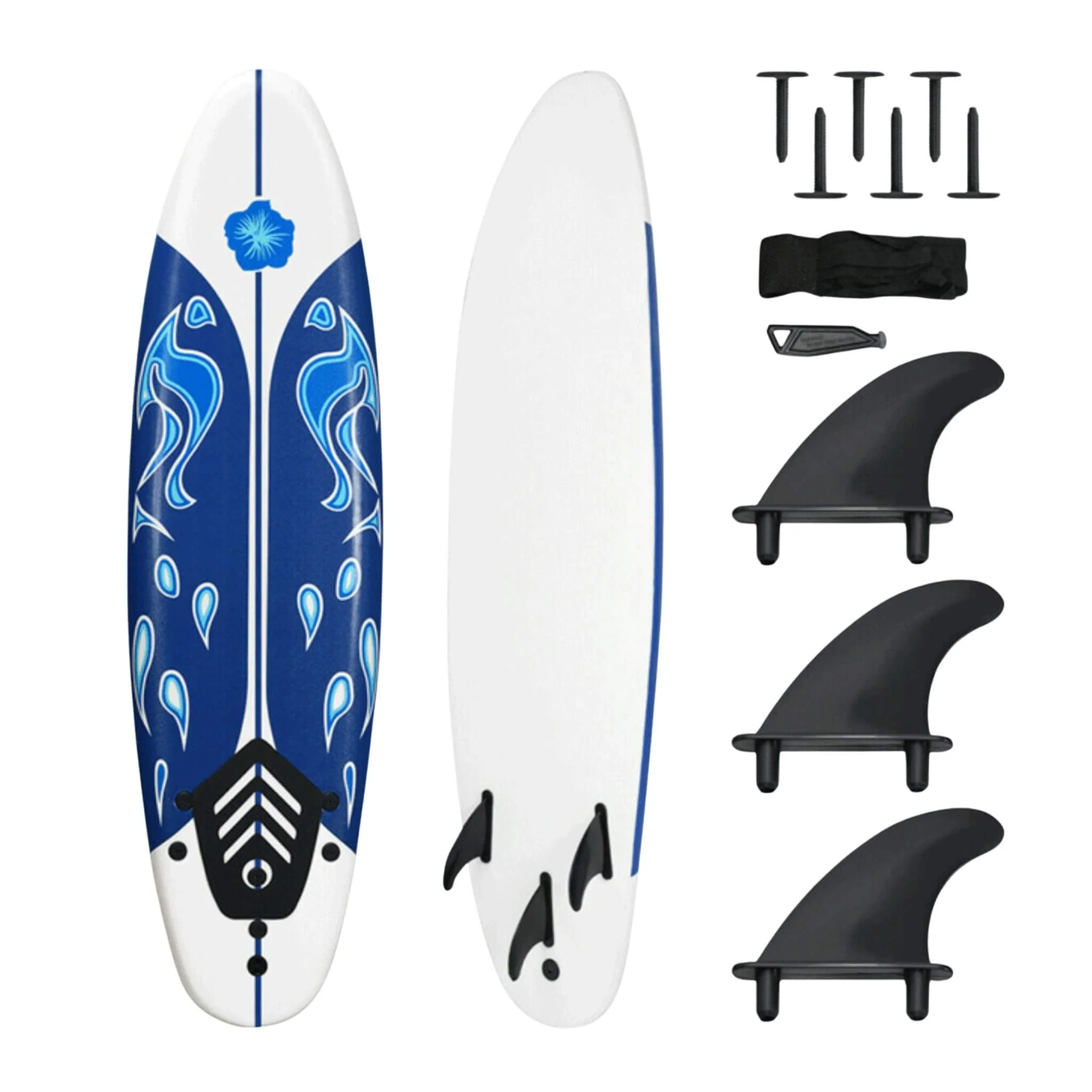 6FT Inflatable Blow Up Stand Up Paddle SUP Surfboard (SAK94461) - Image 3