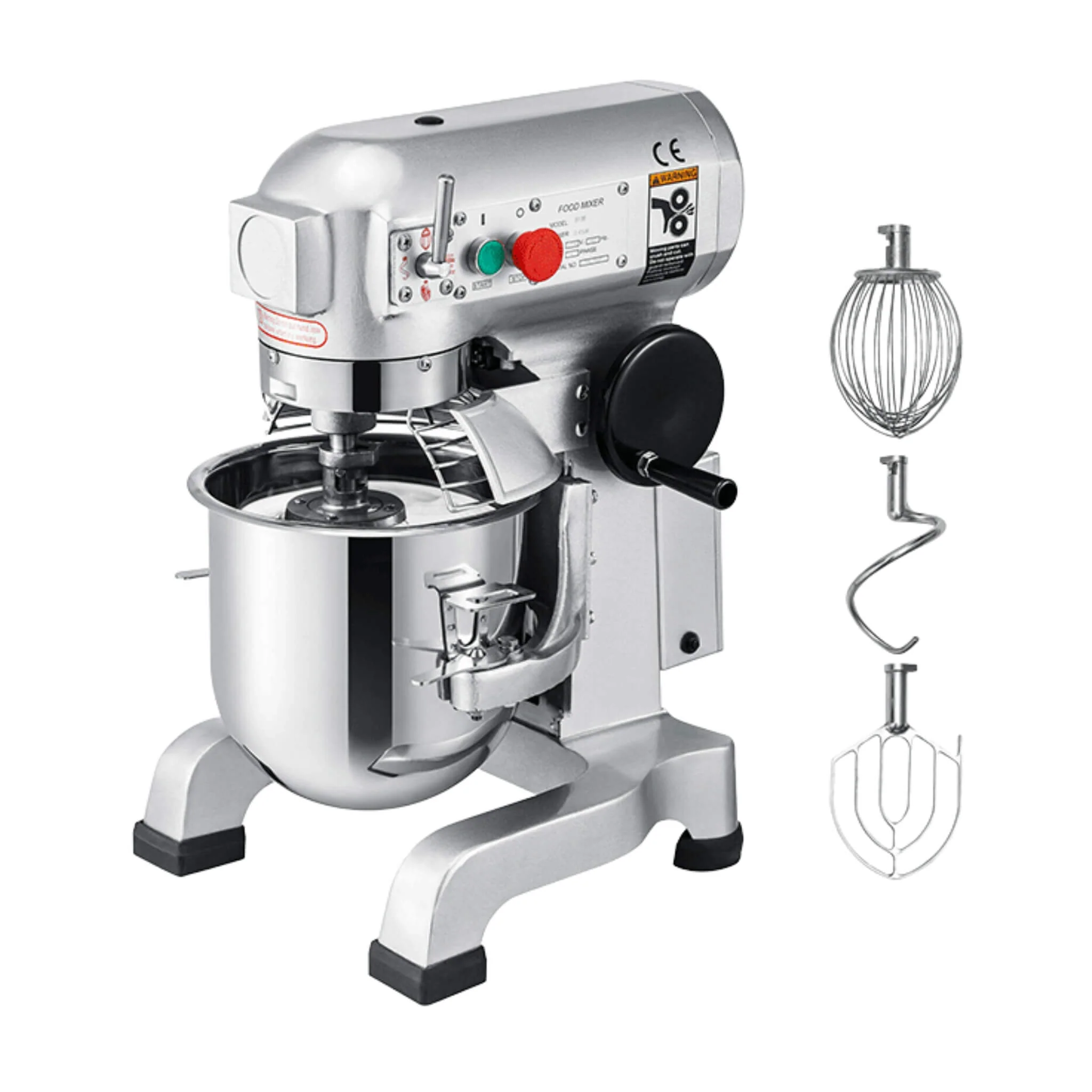 600W Commercial Dough Kneader Bakery Mixer Machine, 15QT (SAK95629) - Image 12