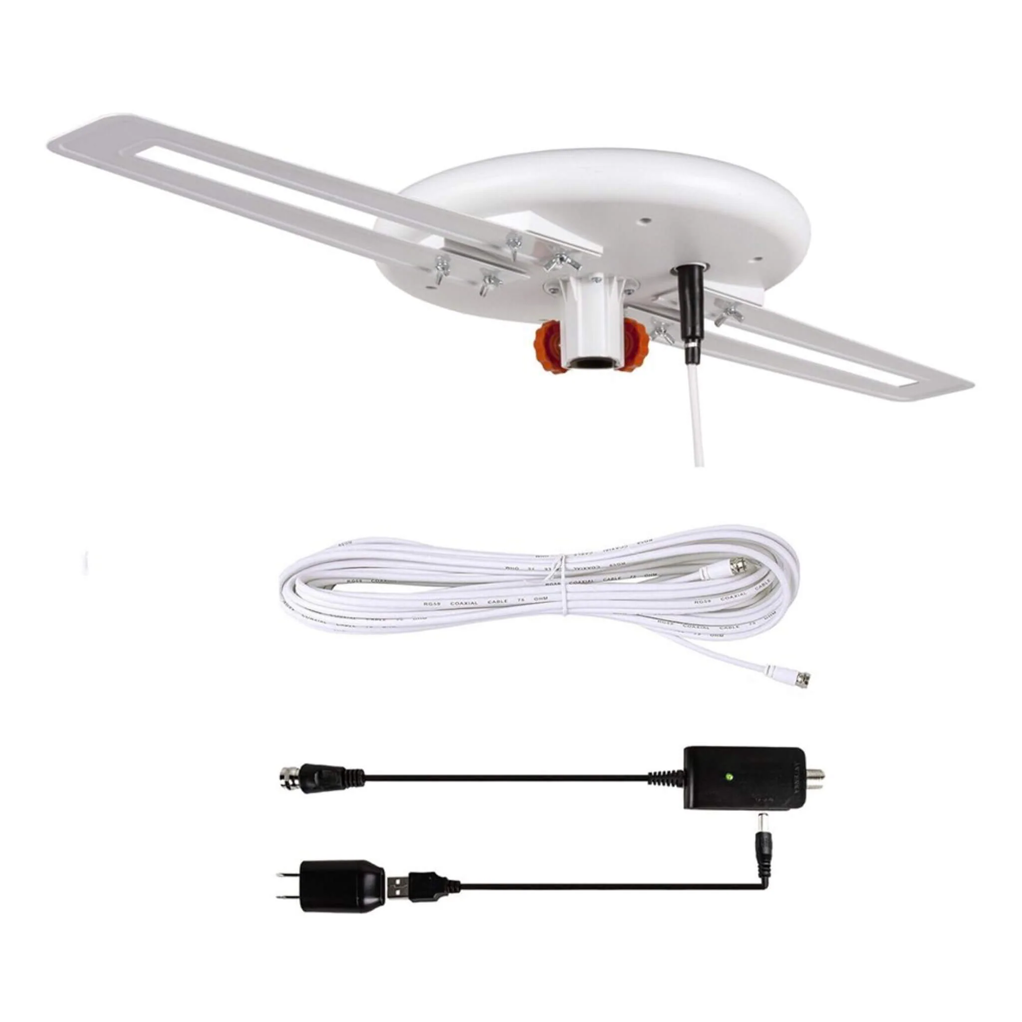 Amplified Outdoor Long Range Omni Directional Digital HDTV Antenna, 150 Miles (SAK91588) - Image 5