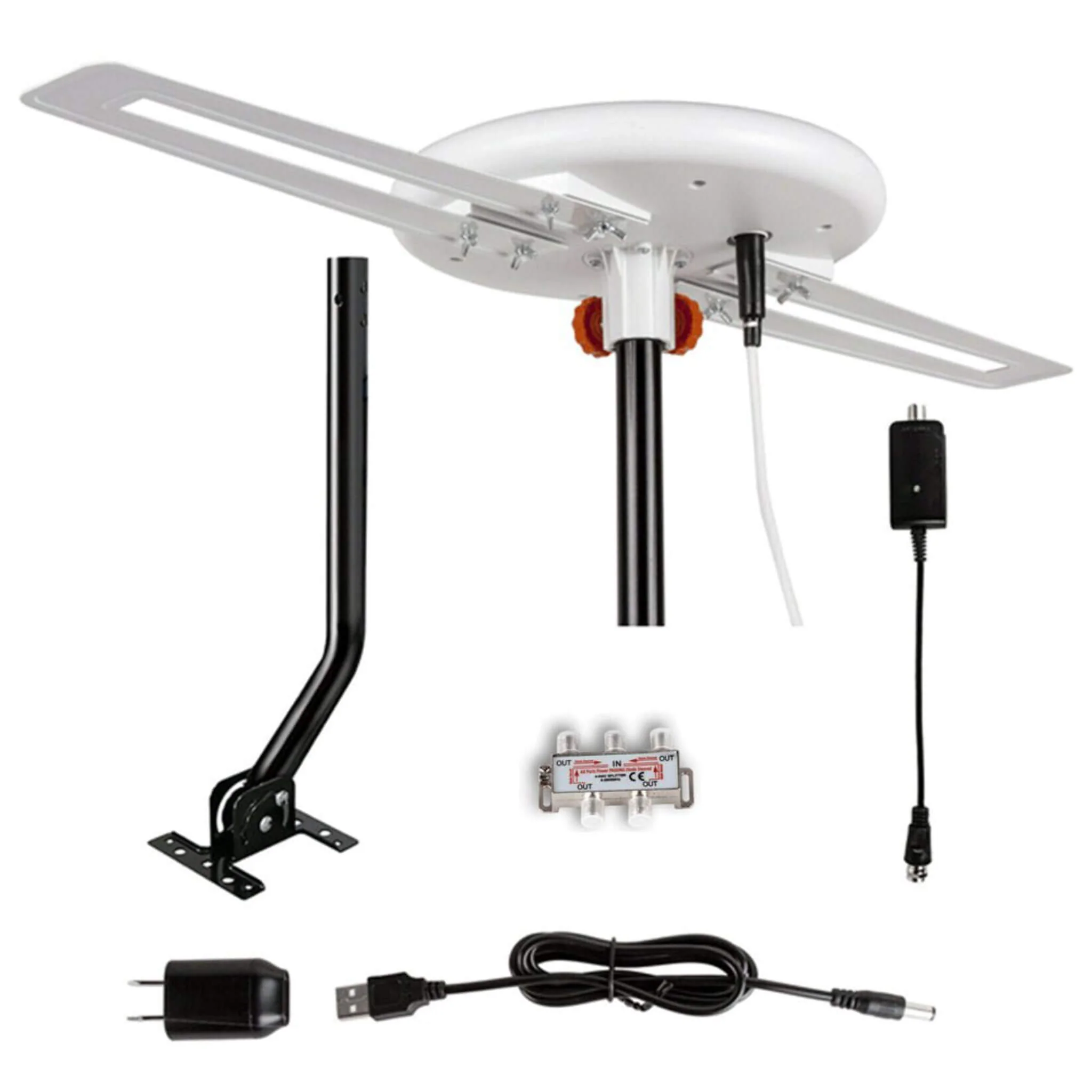 Amplified Outdoor Long Range Omni Directional Digital HDTV Antenna, 150 Miles (SAK91588) - Image 8