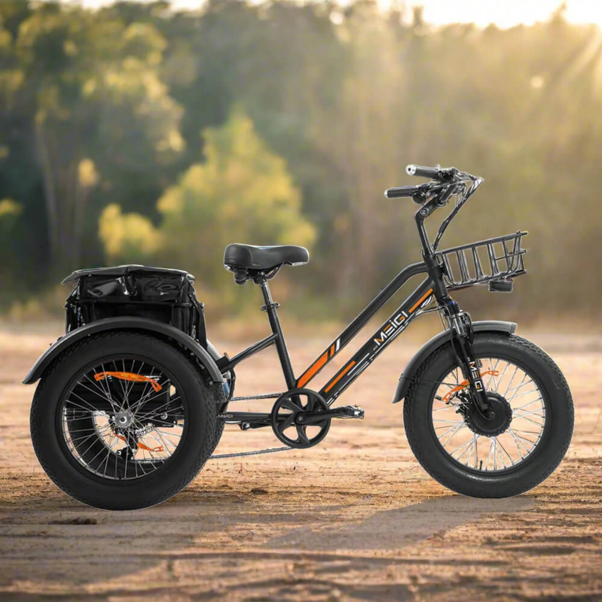 Dwmeigi MG1703 Zeus 20-Inch 48V/18.2Ah 750W Fat Tire Electric Trike, 330LBS (SAK93144) - Image 19
