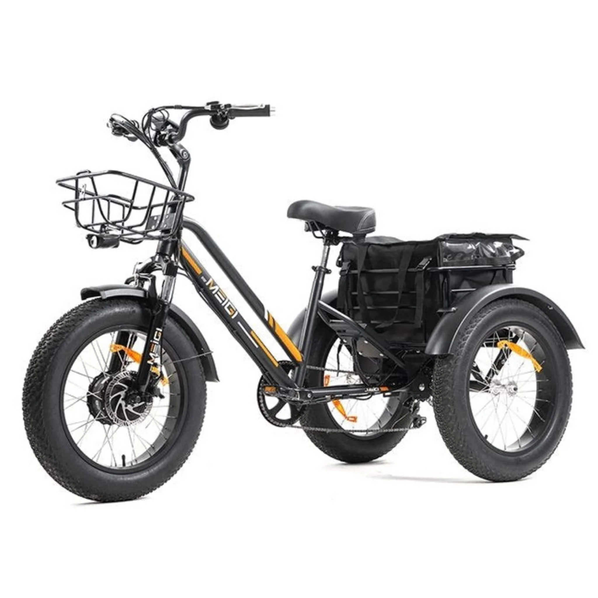 Dwmeigi MG1703 Zeus 20-Inch 48V/18.2Ah 750W Fat Tire Electric Trike, 330LBS (SAK93144) - Image 3