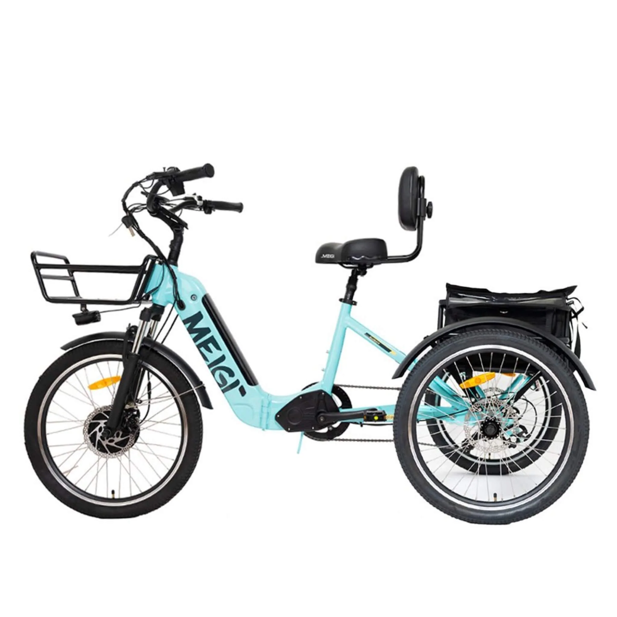 Dwmeigi MG2301 Silverado 24-Inch 48V/13AH 750W Folding Electric Tricycle, 330LBS (SAK96815) - Image 12