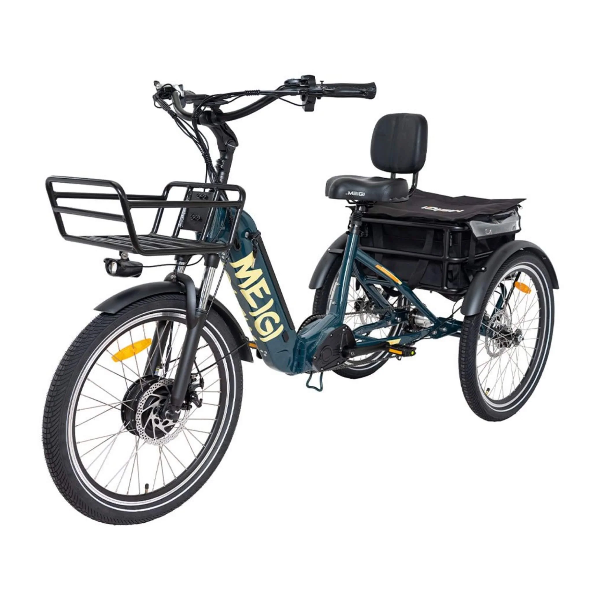 Dwmeigi MG2301 Silverado 24-Inch 48V/13AH 750W Folding Electric Tricycle, 330LBS (SAK96815) - Image 13