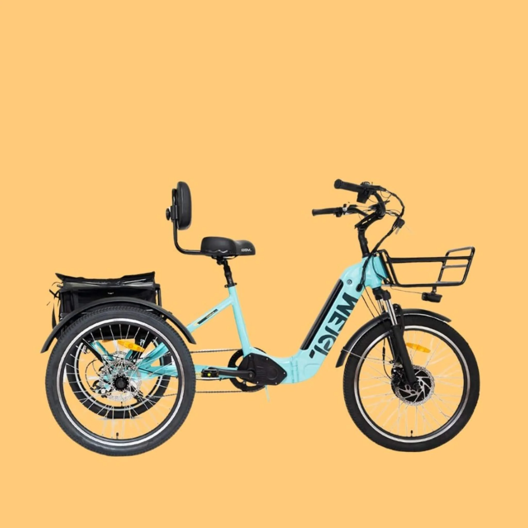Dwmeigi MG2301 Silverado 24-Inch 48V/13AH 750W Folding Electric Tricycle, 330LBS (SAK96815) - Image 49