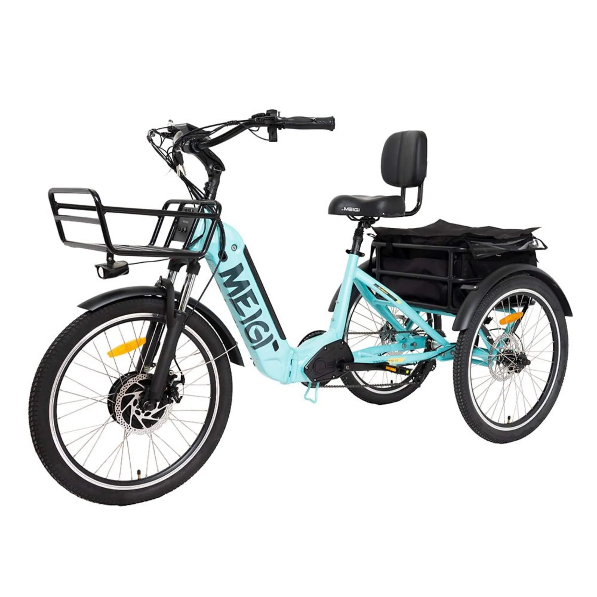 Dwmeigi MG2301 Silverado 24-Inch 48V/13AH 750W Folding Electric Tricycle, 330LBS (SAK96815) - Image 8