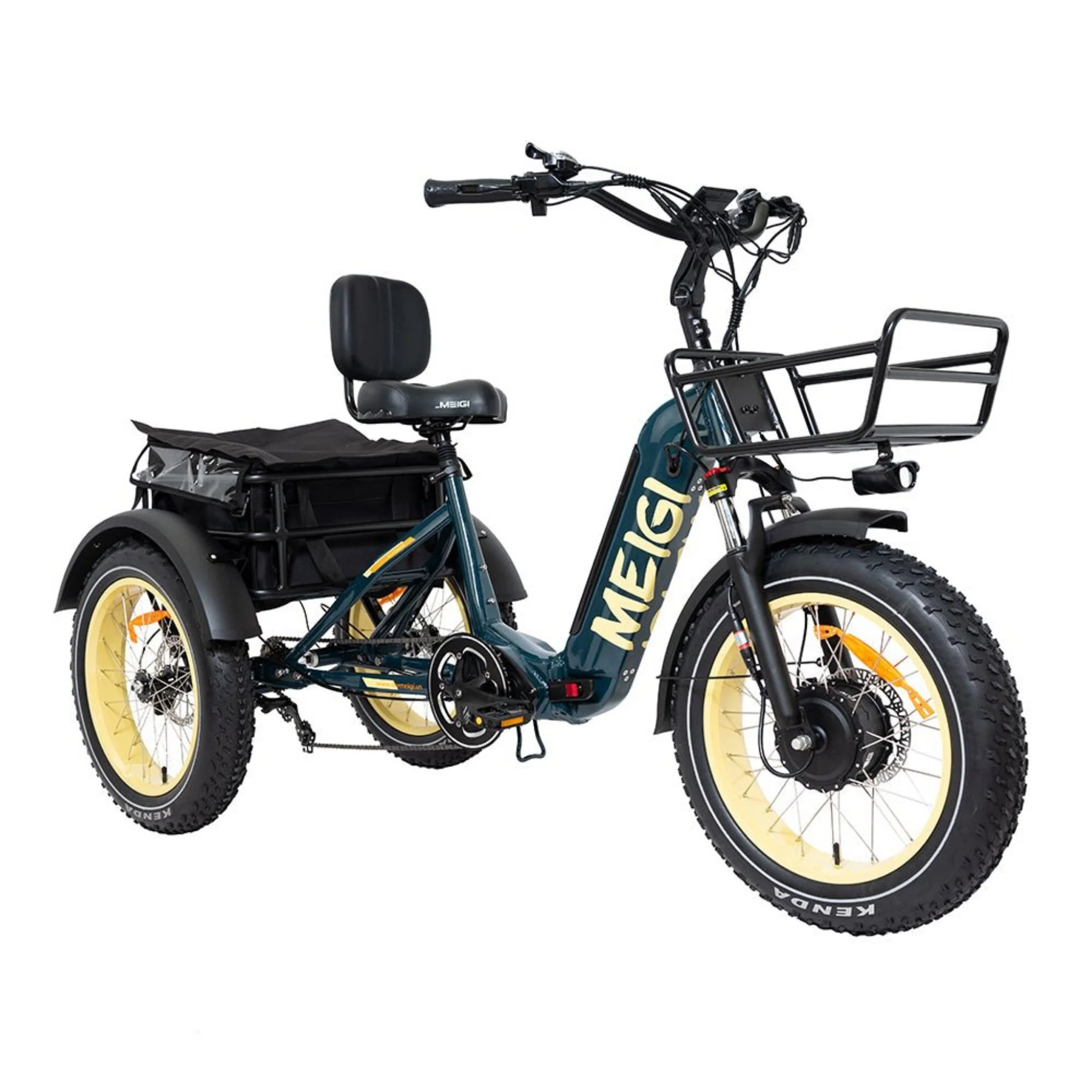 Dwmeigi MG2301 Silverado HD 20-Inch 48V/14AH 750W Foldable Fat Tire Electric Trike, 330LBS (SAK96817) - Image 11