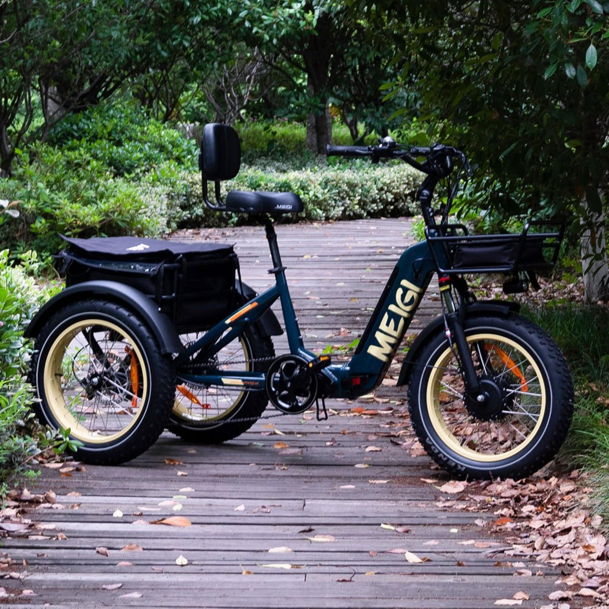 Dwmeigi MG2301 Silverado HD 20-Inch 48V/14AH 750W Foldable Fat Tire Electric Trike, 330LBS (SAK96817) - Image 14