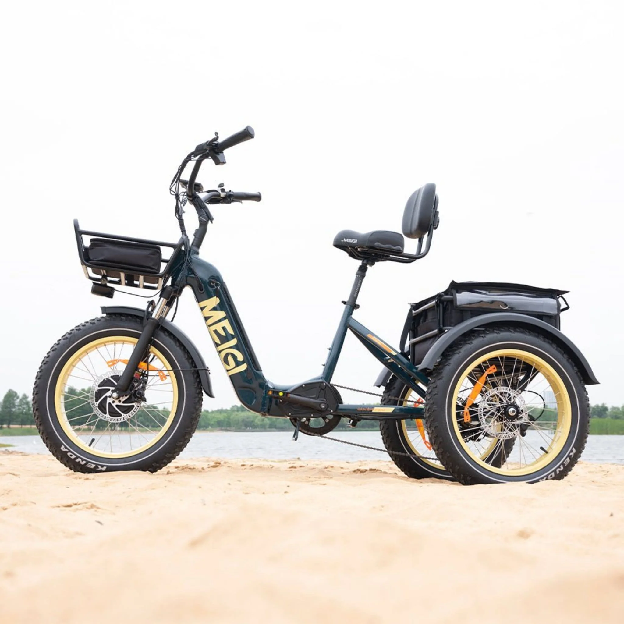 Dwmeigi MG2301 Silverado HD 20-Inch 48V/14AH 750W Foldable Fat Tire Electric Trike, 330LBS (SAK96817) - Image 19