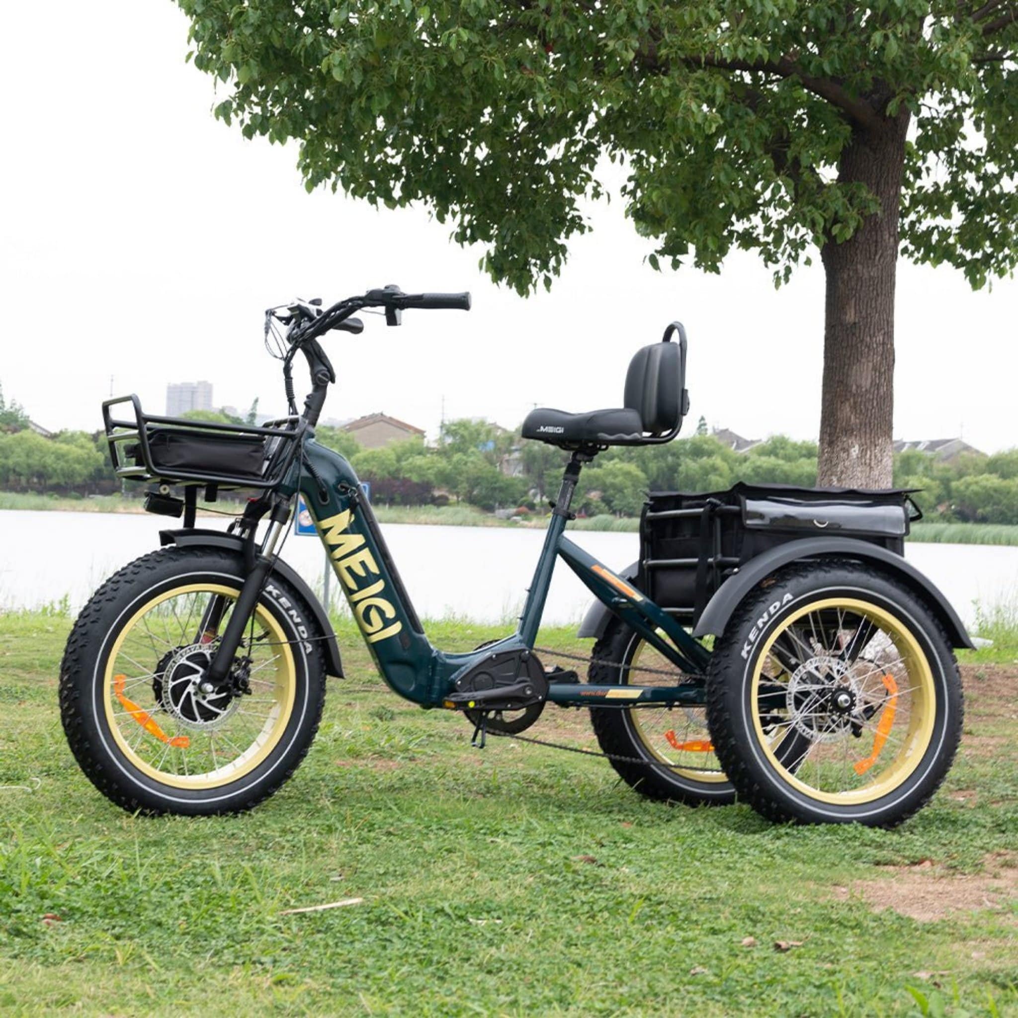 Dwmeigi MG2301 Silverado HD 20-Inch 48V/14AH 750W Foldable Fat Tire Electric Trike, 330LBS (SAK96817) - Image 20