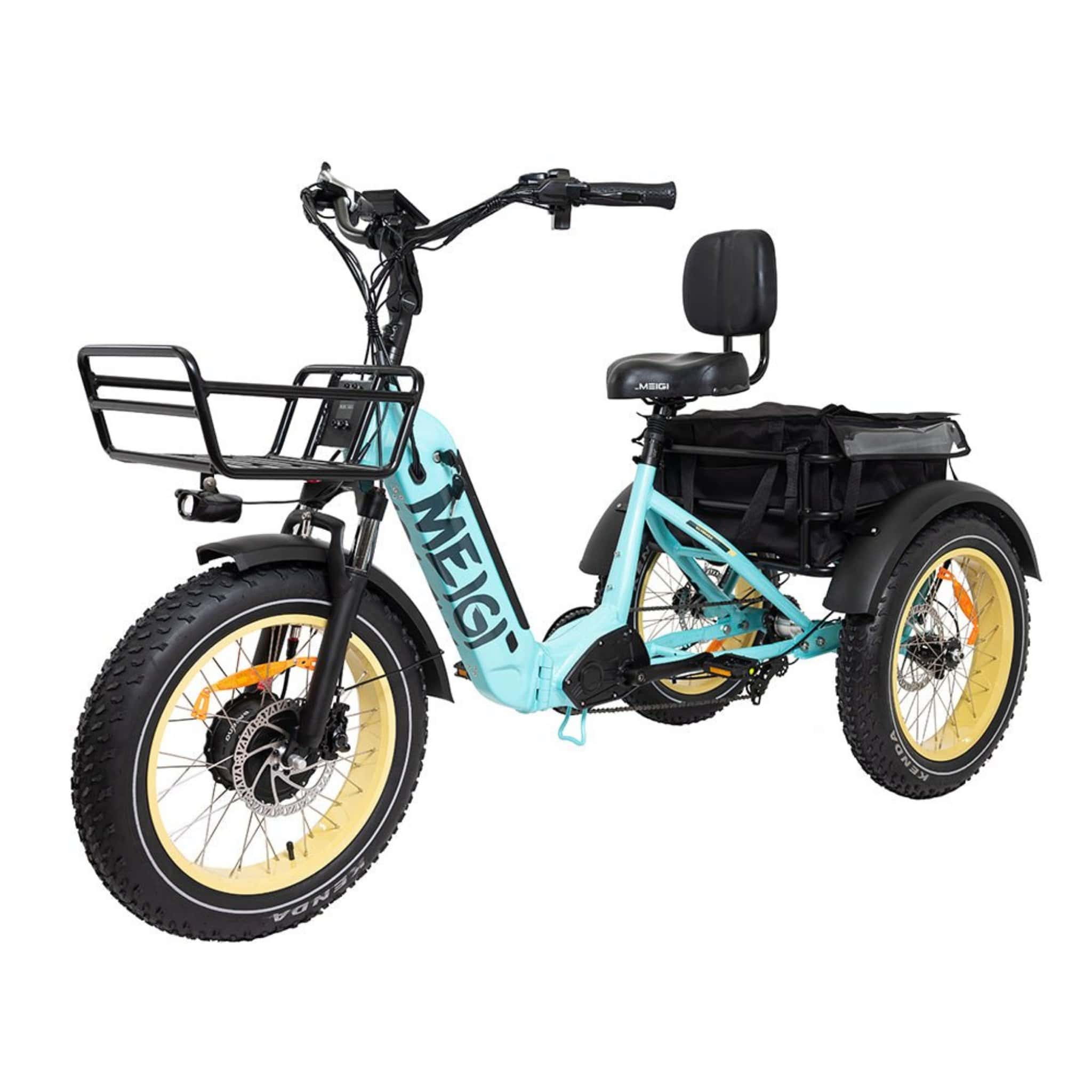 Dwmeigi MG2301 Silverado HD 20-Inch 48V/14AH 750W Foldable Fat Tire Electric Trike, 330LBS (SAK96817) - Image 22