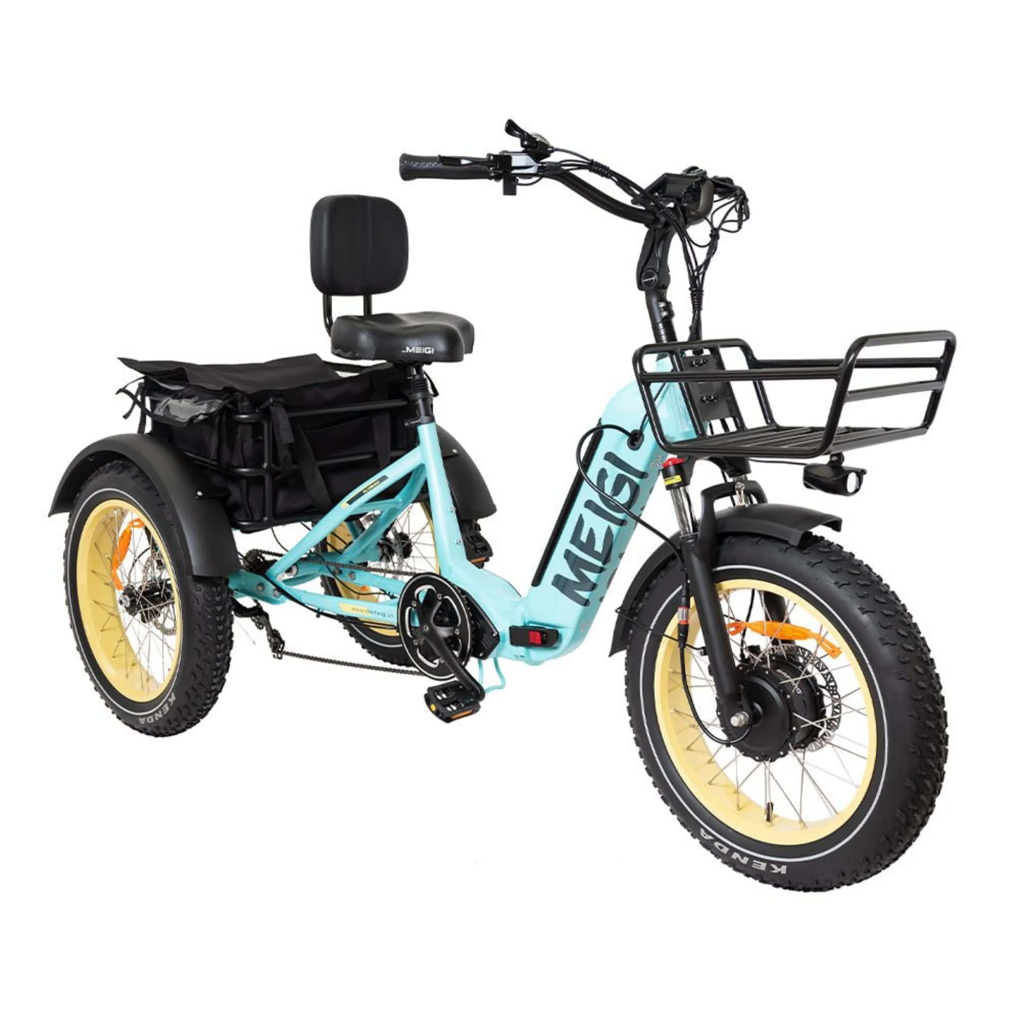 Dwmeigi MG2301 Silverado HD 20-Inch 48V/14AH 750W Foldable Fat Tire Electric Trike, 330LBS (SAK96817) - Image 4