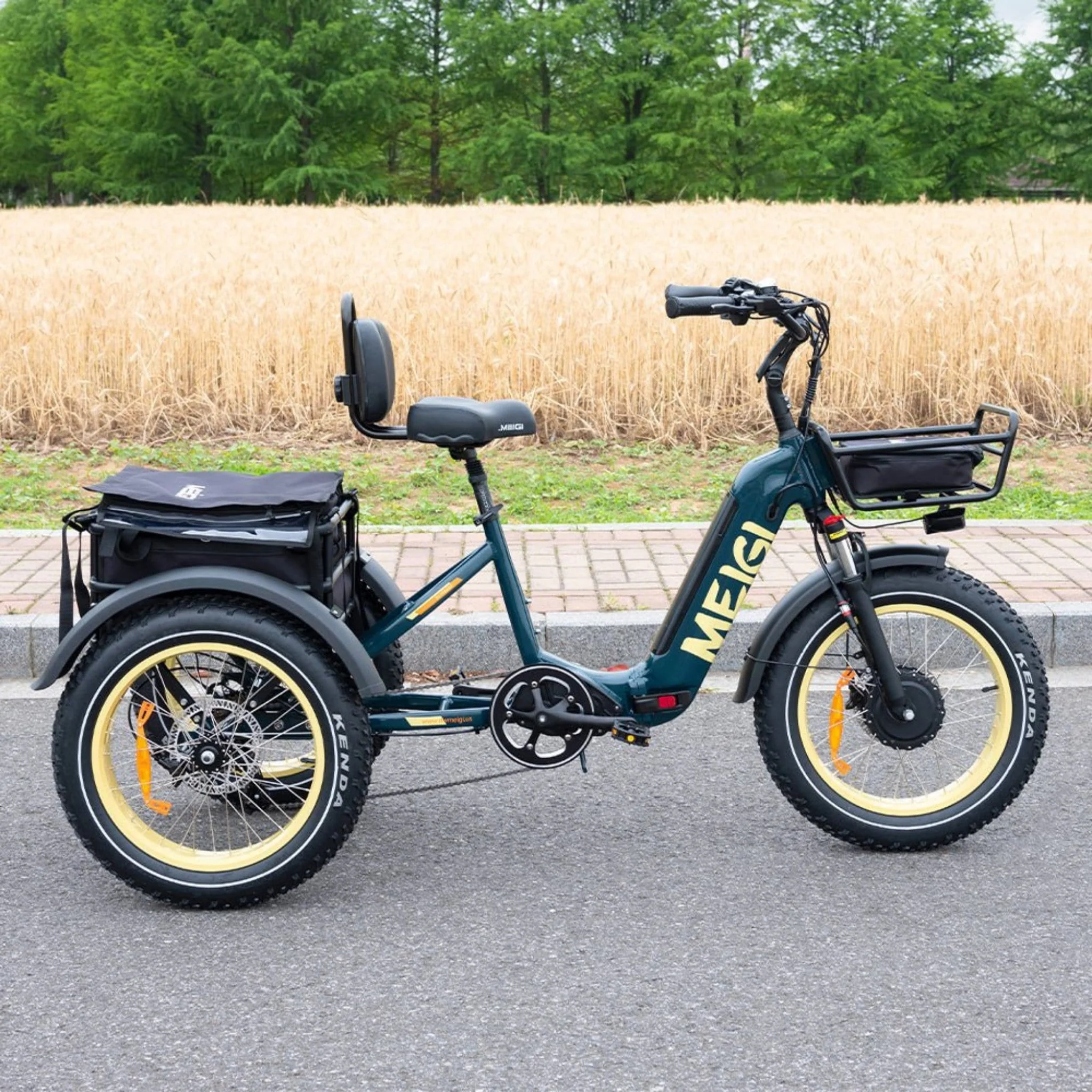 Dwmeigi MG2301 Silverado HD 20-Inch 48V/14AH 750W Foldable Fat Tire Electric Trike, 330LBS (SAK96817) - Image 7