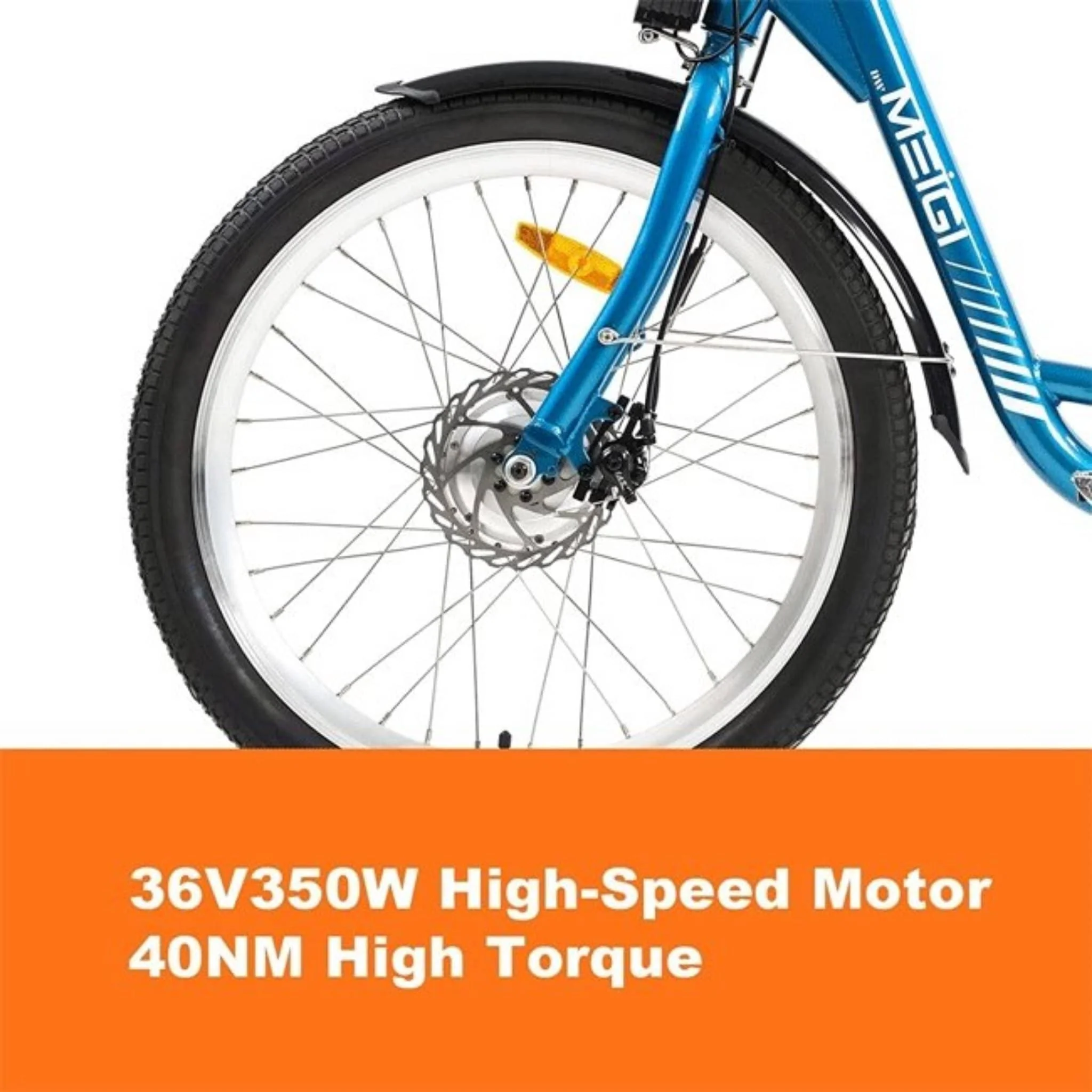 Dwmeigi MG708 Hera 24-Inch 36V/13AH 350W Step-Through Adult Electric Trike, 330LBS (SAK60302) - Image 8