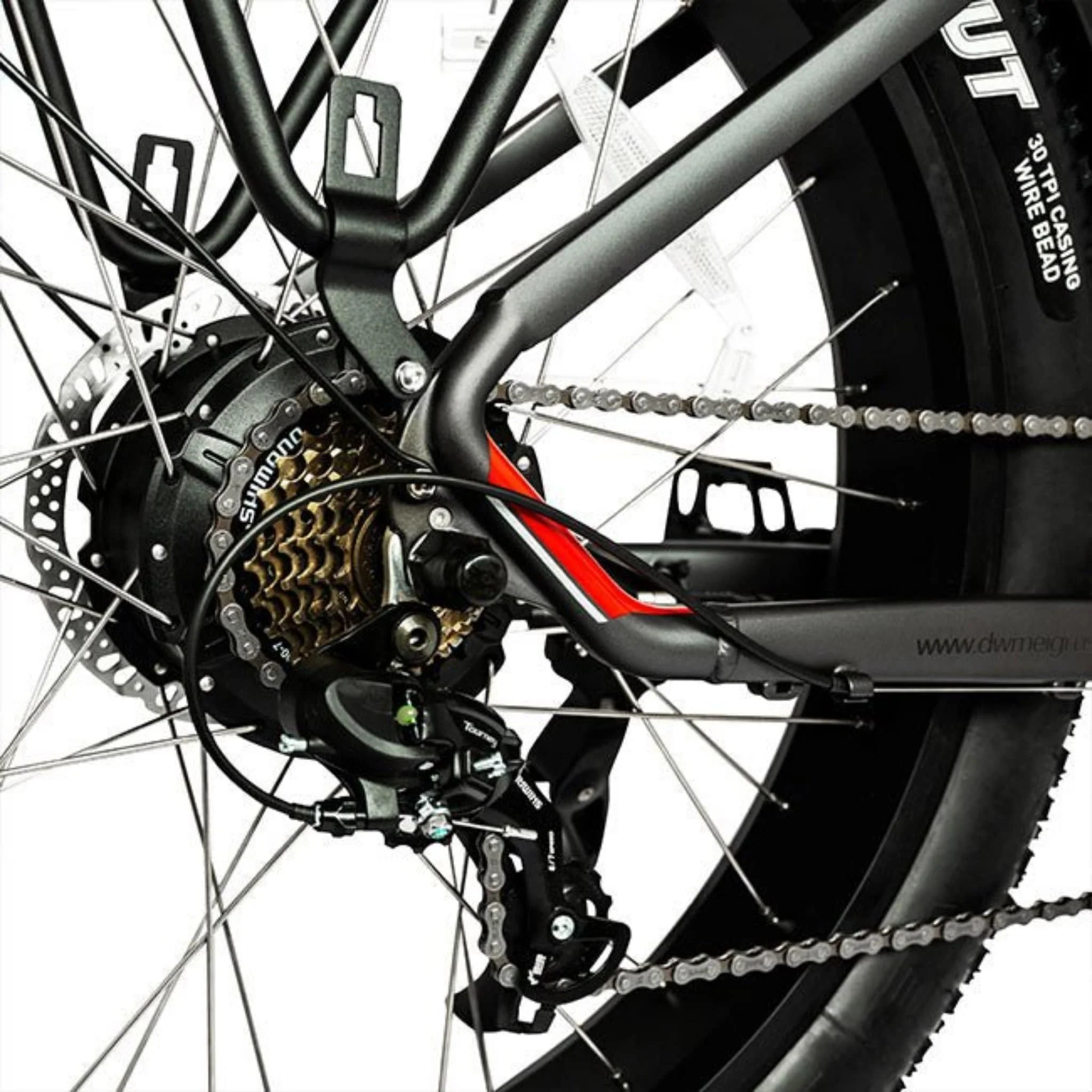 Dwmeigi MG8713 Pegasus 26-Inch 48V/16AH 750W Fat Tire Electric Bike, 280LBS (SAK96845) - Image 18
