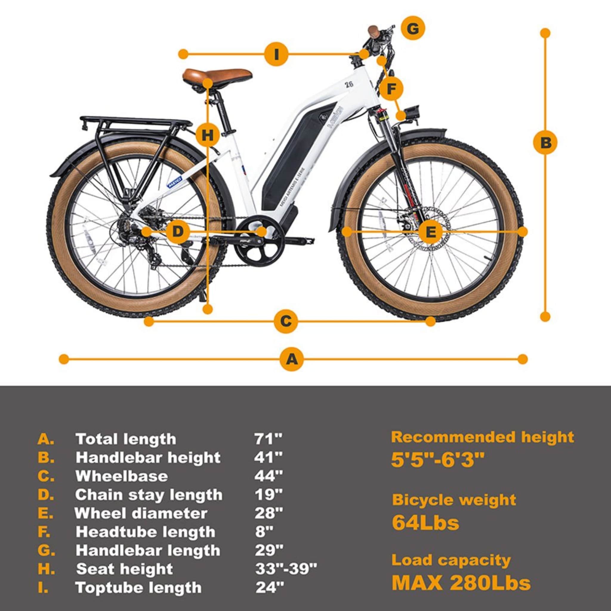 Dwmeigi MG8714 Artemis 26-Inch 48V/16AH 750W Fat Tire Electric Bike, 280LBS (SAK96154) - Image 18