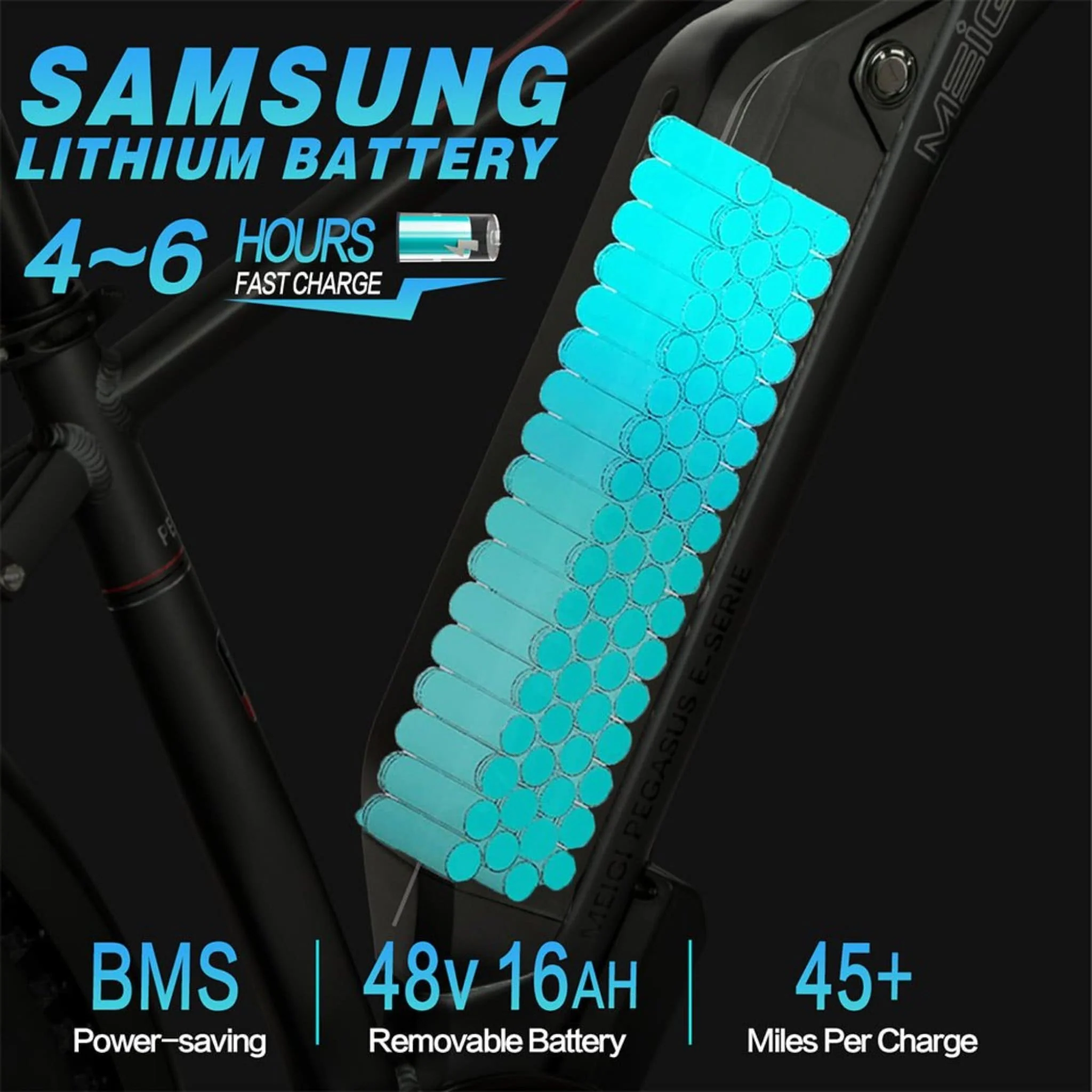 Dwmeigi MG8714 Artemis 26-Inch 48V/16AH 750W Fat Tire Electric Bike, 280LBS (SAK96154) - Image 4