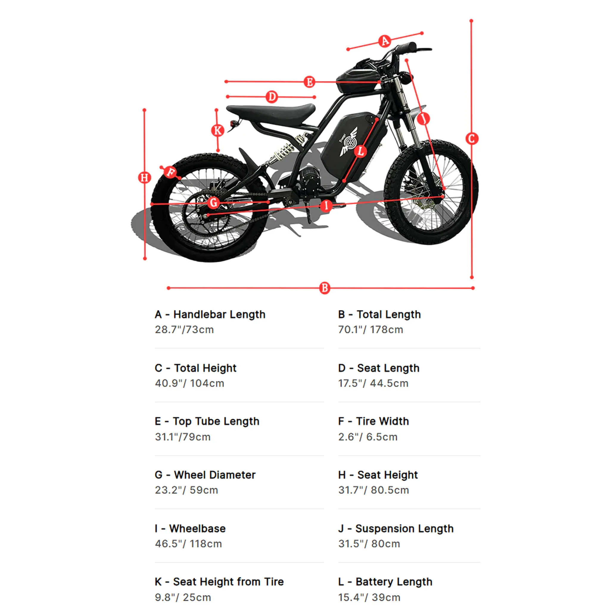 Freego Nova 3 Mid-Drive All-Terrain Electric Motorcycle, 3000W  (SAK19582) - Image 11