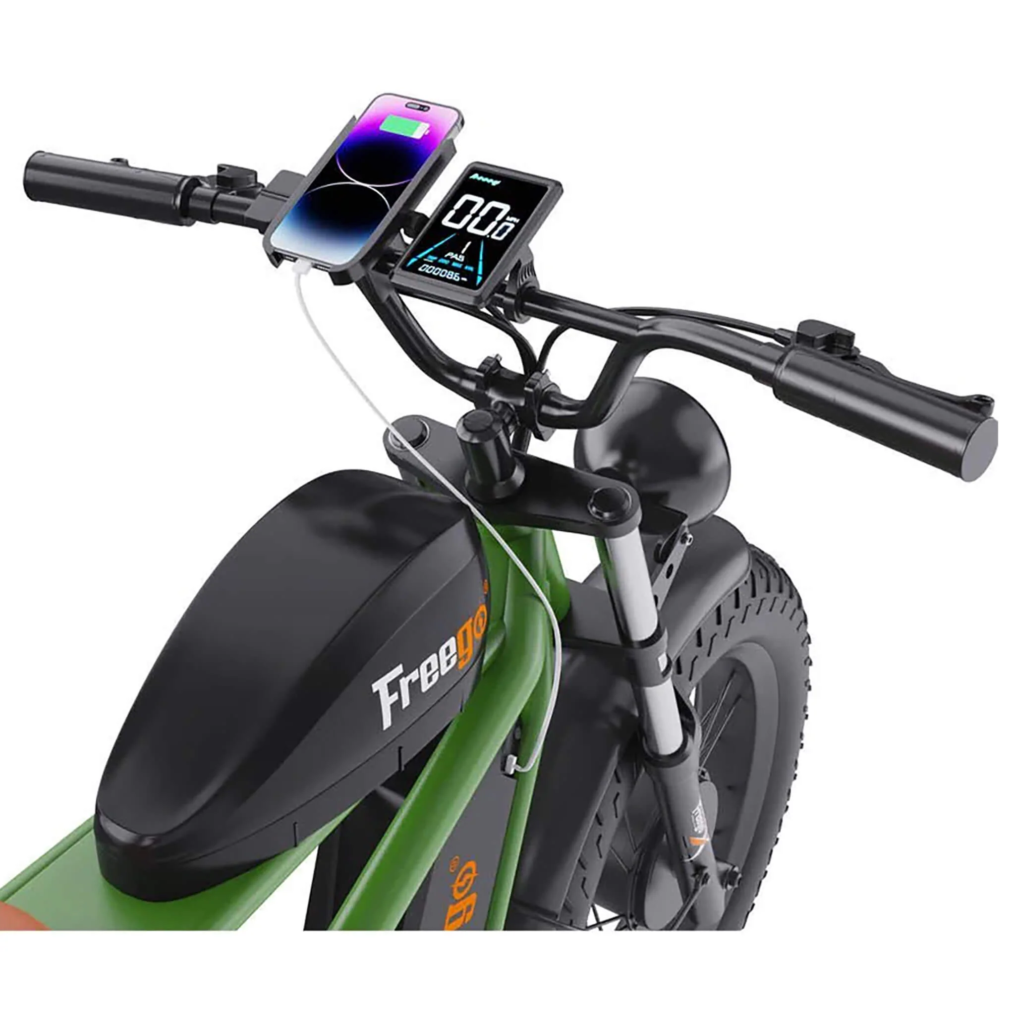 Freego Shotgun Flash F3 Pro Max Electric Dual Motor Bike, 1000W (SAK41583) - Image 11