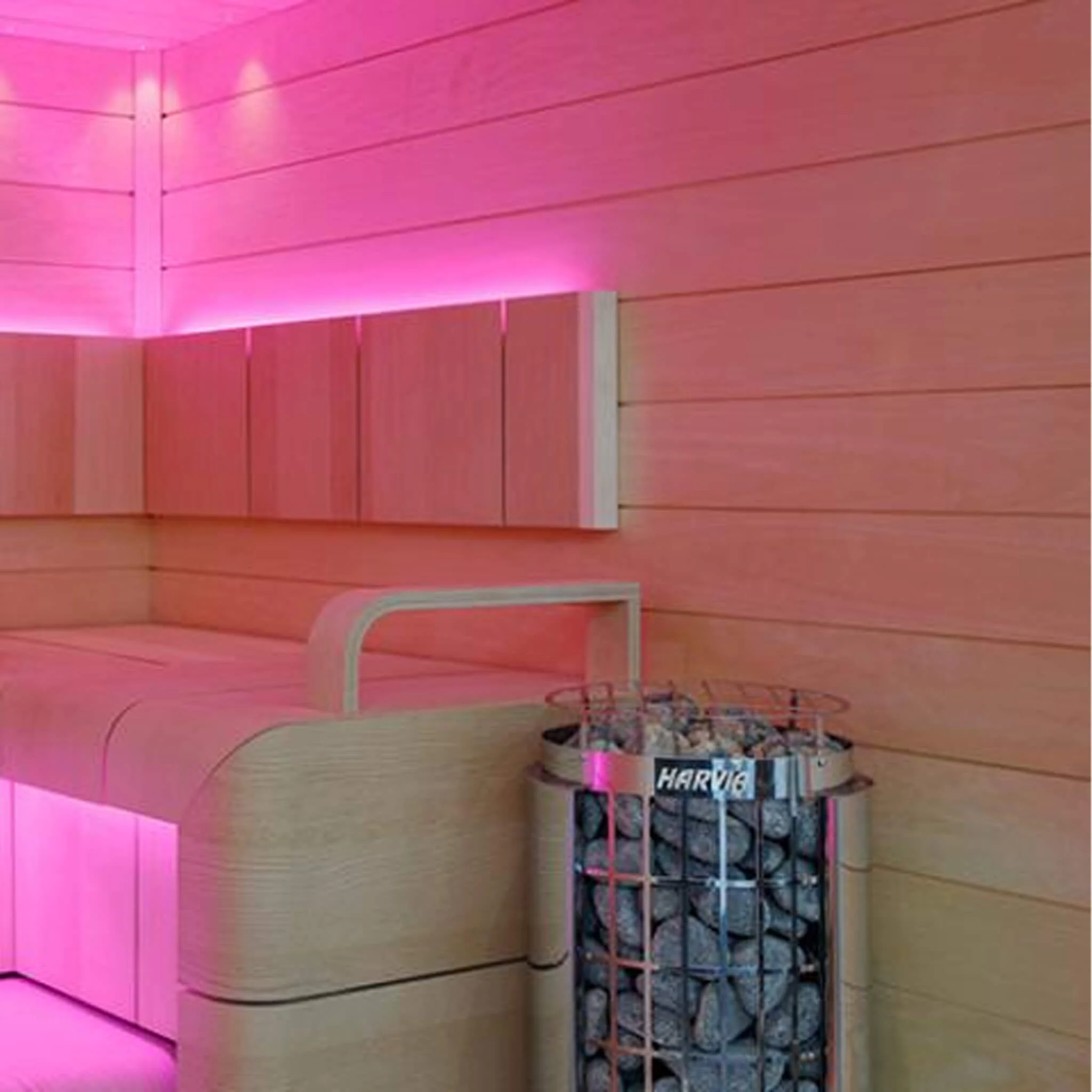 Harvia Cilindro UL Certified Electric Sauna Heater With Xenio CX45 Digital Control Panel & Sauna Stones [PC60/80/90/110E] (SAK86571) - Image 7