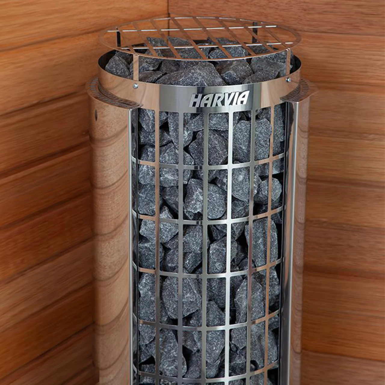 Harvia Cilindro UL Certified Electric Sauna Heater With Xenio CX45 Digital Control Panel & Sauna Stones [PC60/80/90/110E] (SAK86571) - Image 5