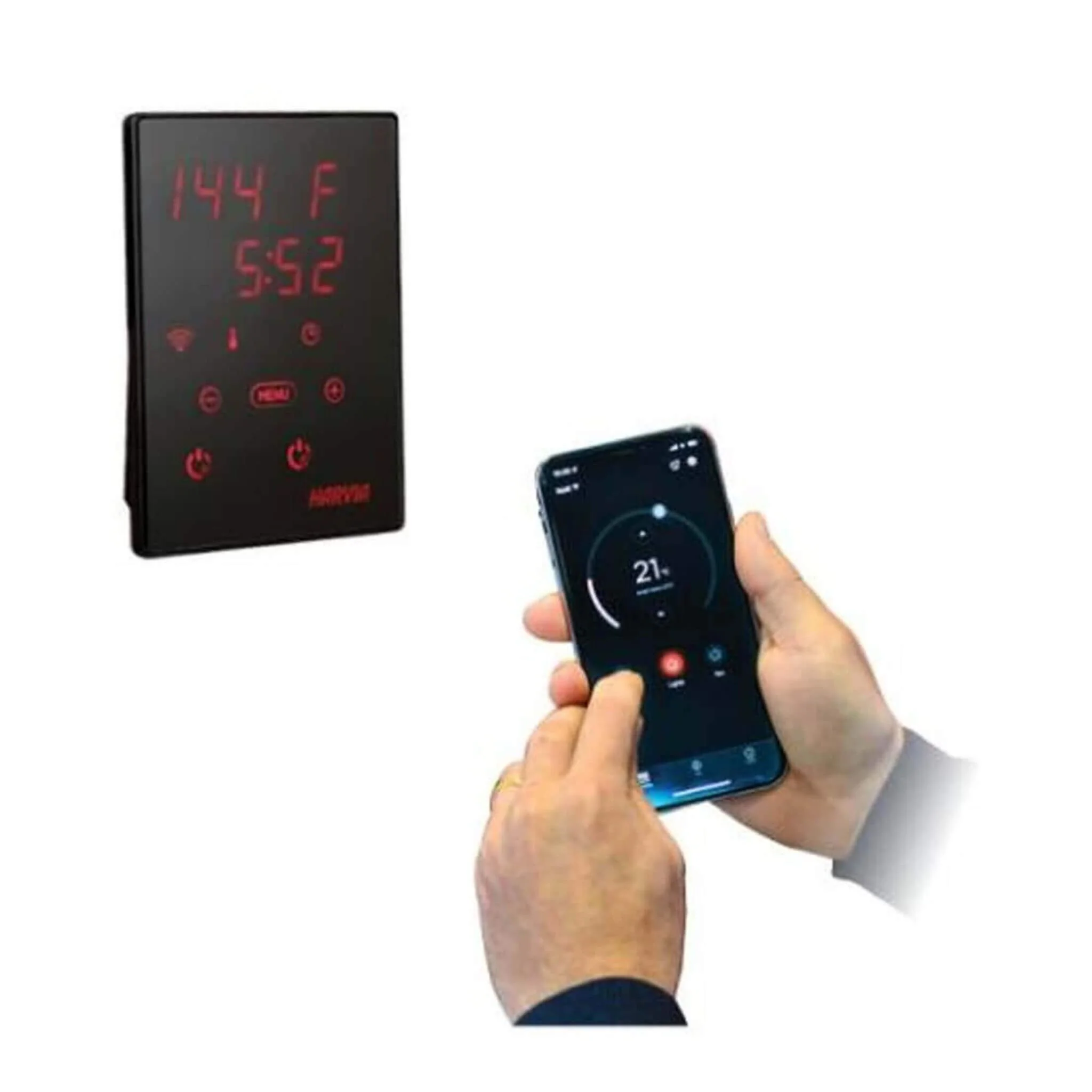 Harvia KIP UL Certified Electric Sauna Heater With Xenio CX170 Digital Control, WiFi Remote Control & Sauna Stones (SAK74563) - Image 13