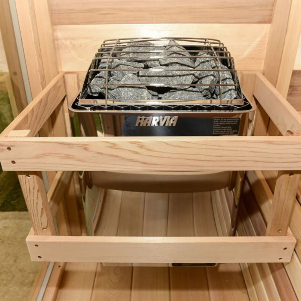 Harvia KIPB Wet Dry Electric Sauna Heater Stove With Built-In Controls & Sauna Stones (SAK47351) - Image 6