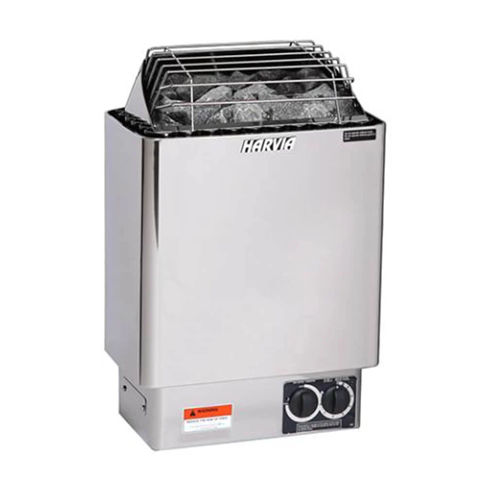 Harvia KIPB Wet Dry Electric Sauna Heater Stove With Built-In Controls & Sauna Stones (SAK47351) - Image 7