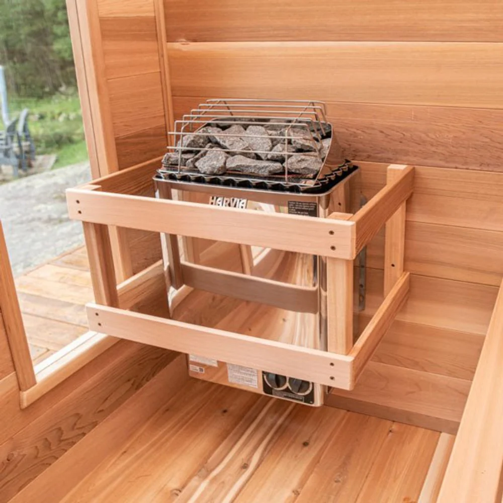 Harvia KIPB Wet Dry Electric Sauna Heater Stove With Built-In Controls & Sauna Stones (SAK47351) - Image 9
