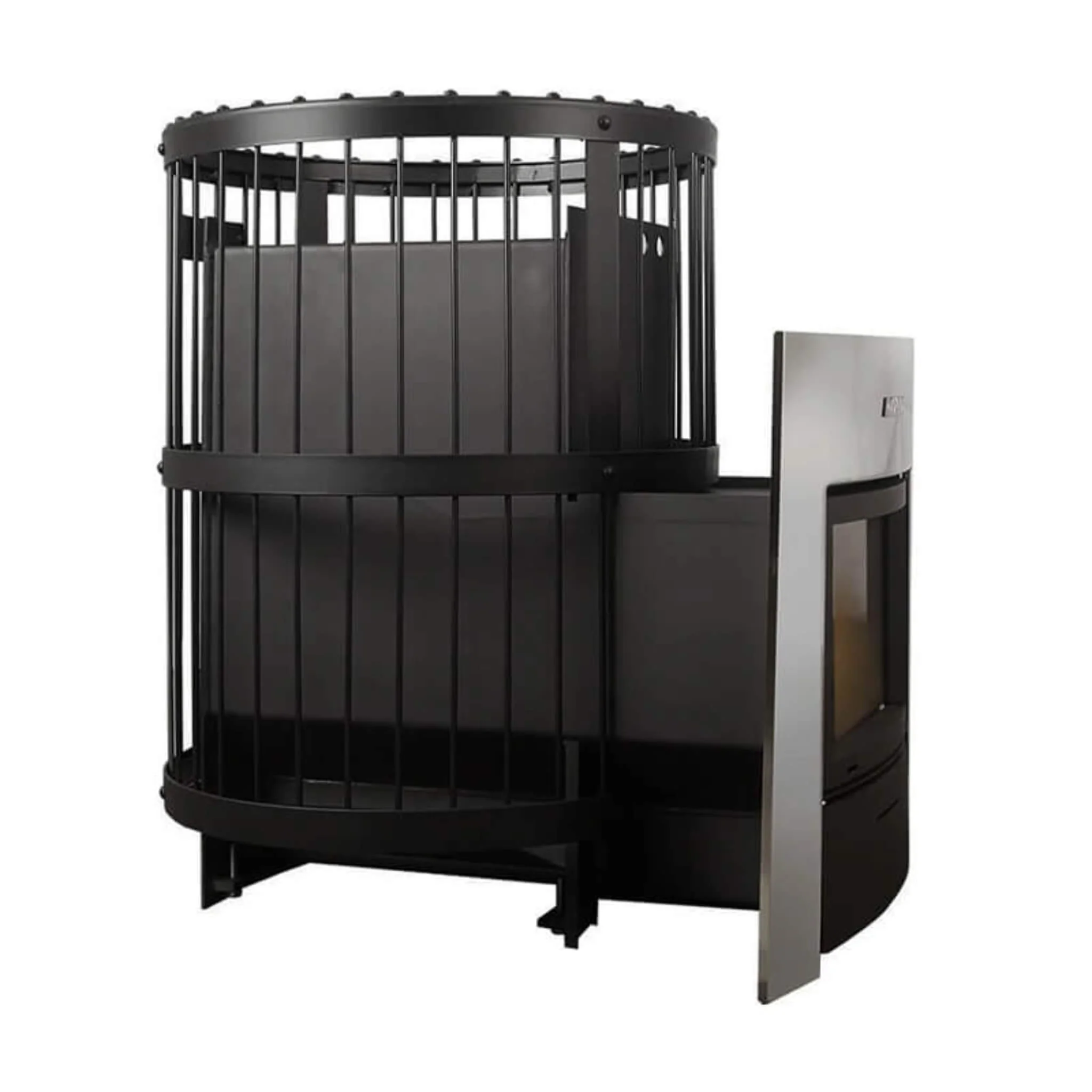 Harvia Legend Duo Wood Burning Sauna Stove/Fireplace Combo With Sauna Stones (SAK30749) - Image 5