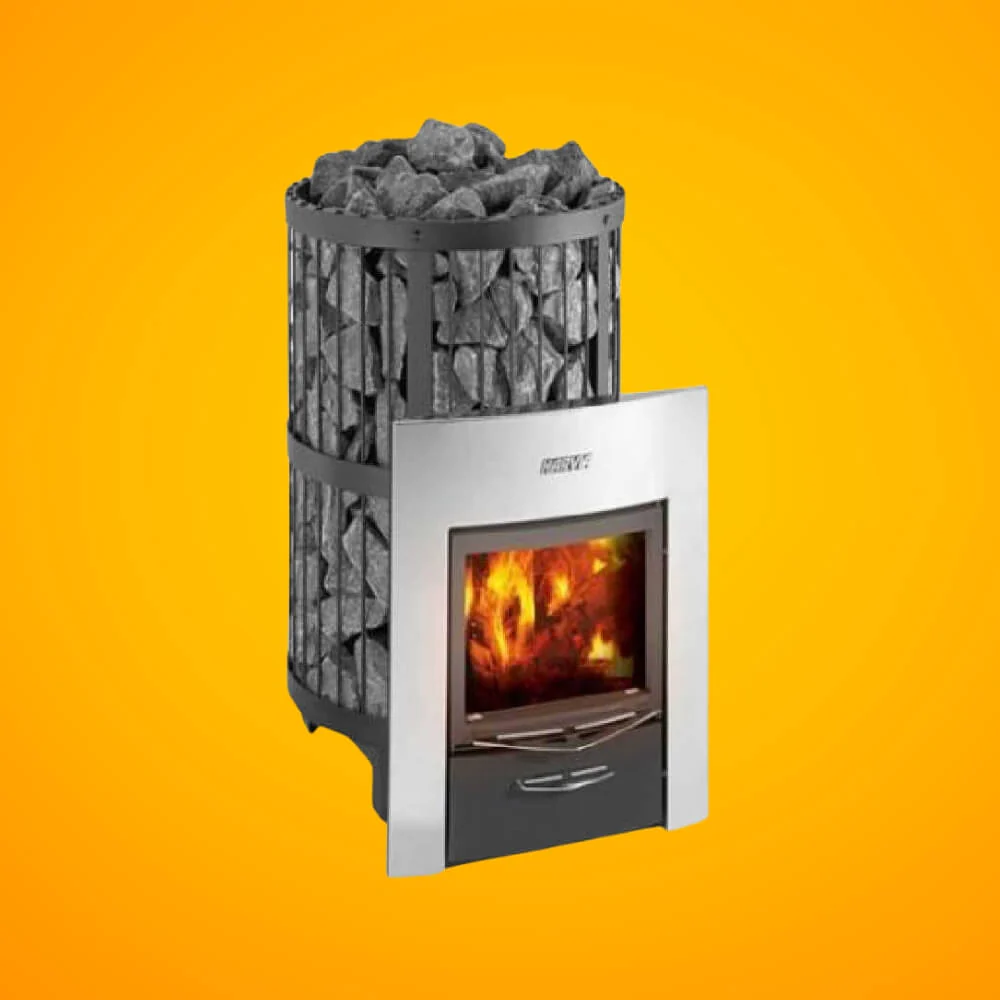 Harvia Legend Duo Wood Burning Sauna Stove/Fireplace Combo With Sauna Stones (SAK30749) - Image 6