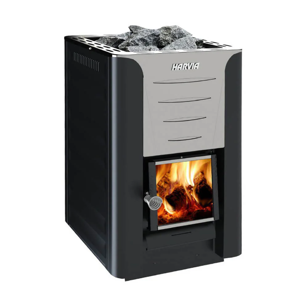 Harvia Pro 20 Premium Wood-Burning Sauna Heater Stove Package [PRO20-PKG] (SAK15748) - Image 5