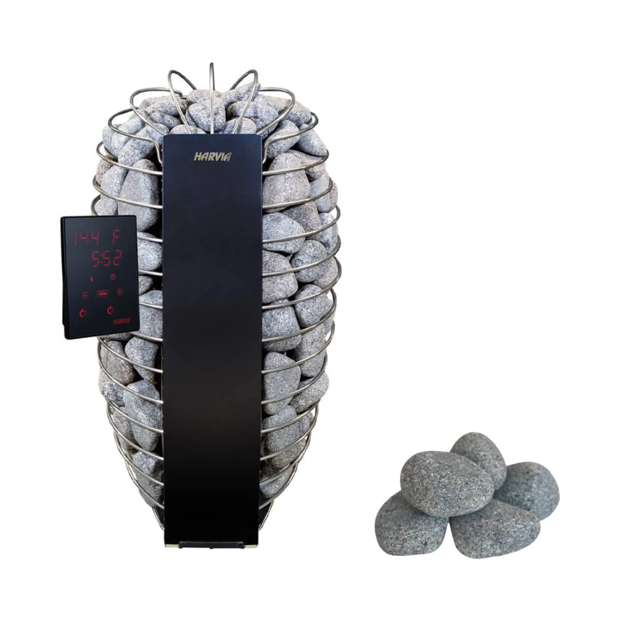Harvia Spirit UL Certified Electric Sauna Heater With Digital Xenio Control Panel, WiFi Remote Control And Stones [SP60/80E] (SAK42565) - Image 8