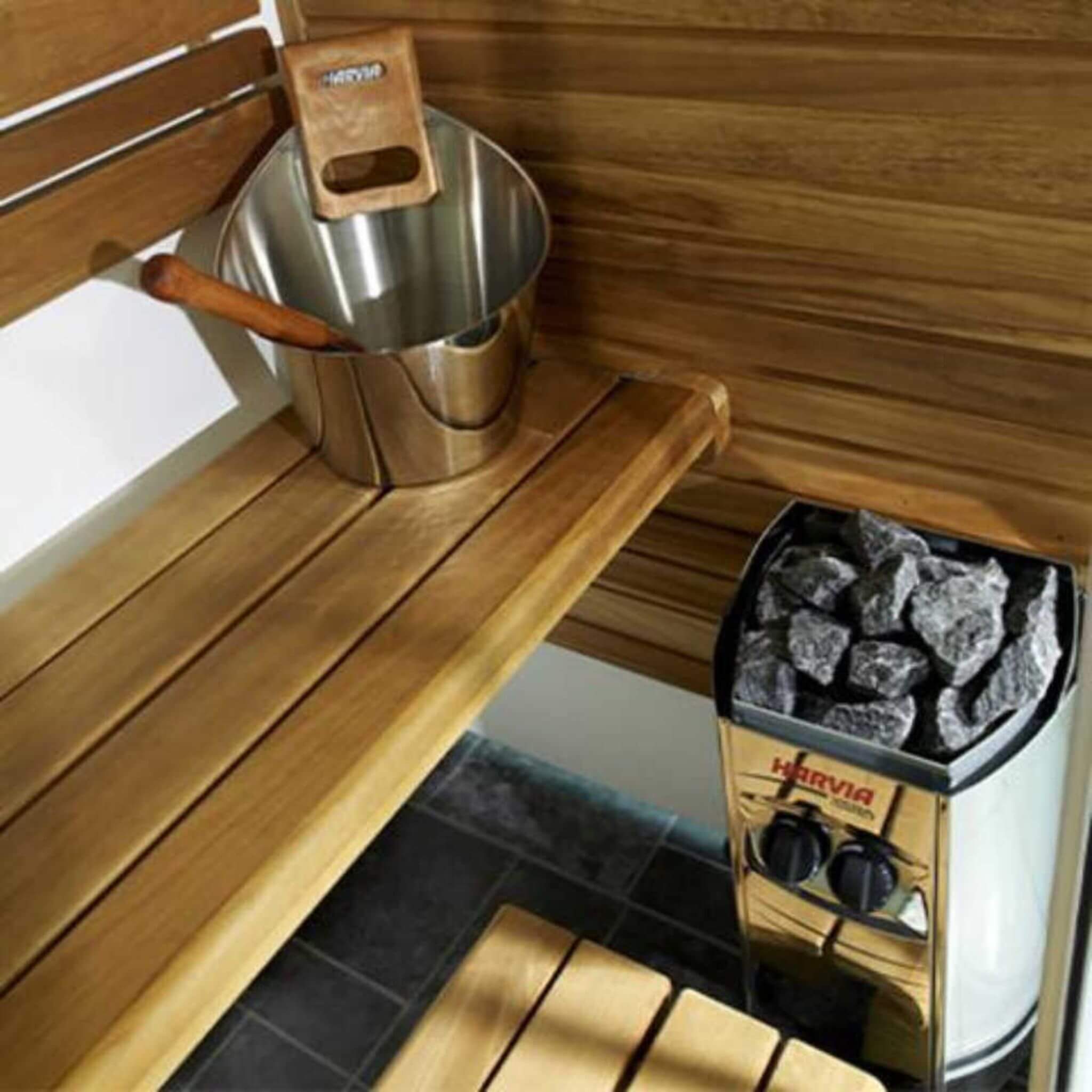 Harvia Vega Compact Electric Steel Sauna Heater With Sauna Stones [VC1700/1900/3500] (SAK48271) - Image 4