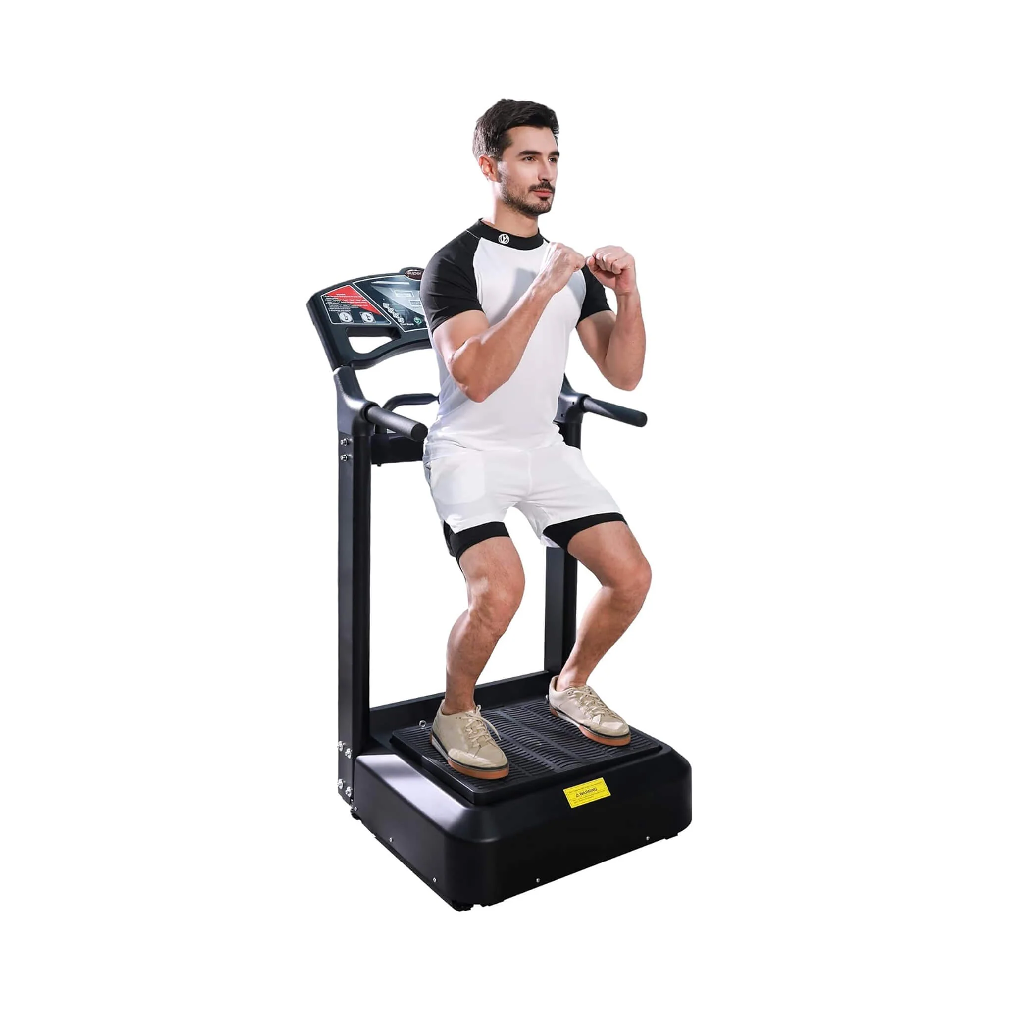 Rovix Heavy-Duty 400LBS Whole Body Vibration Plate Workout Machine (SAK57390) - Image 9