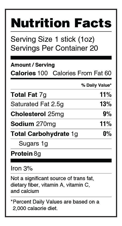 Hickory Flavor Snack Sticks - 20 count - Image 3