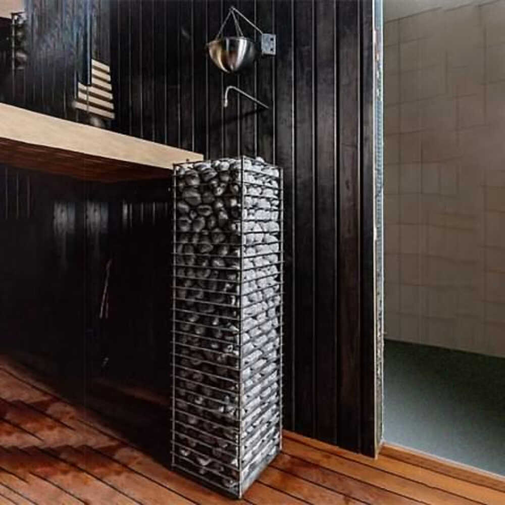 Huum Cliff Slim Electric Stainless Steel Sauna Heater With Digital Controller & Sauna Stones (SAK48752) - Image 6