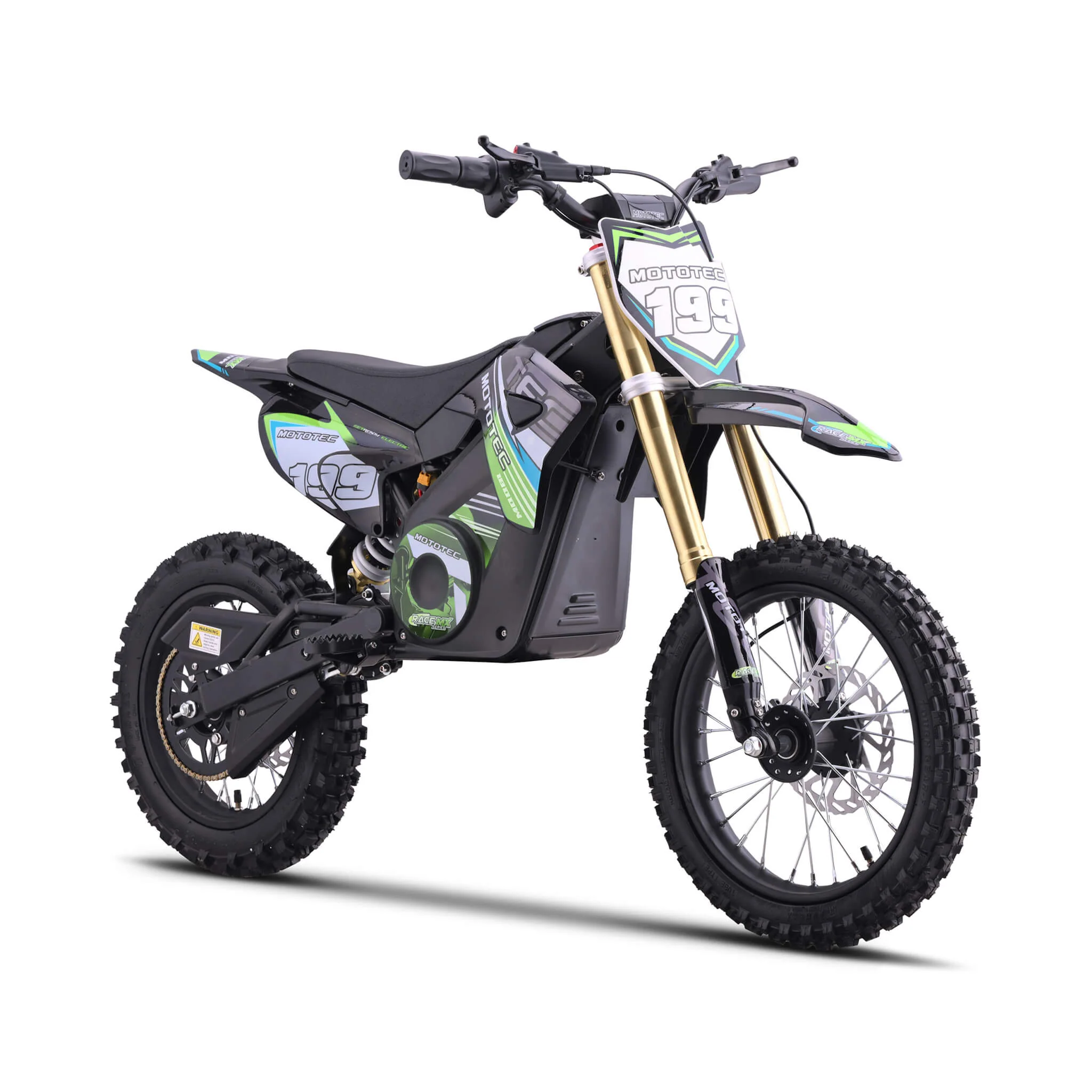 MotoTec 48V 1800W Pro High-Performance Electric Dirt Bike (SAK51948) - Image 8