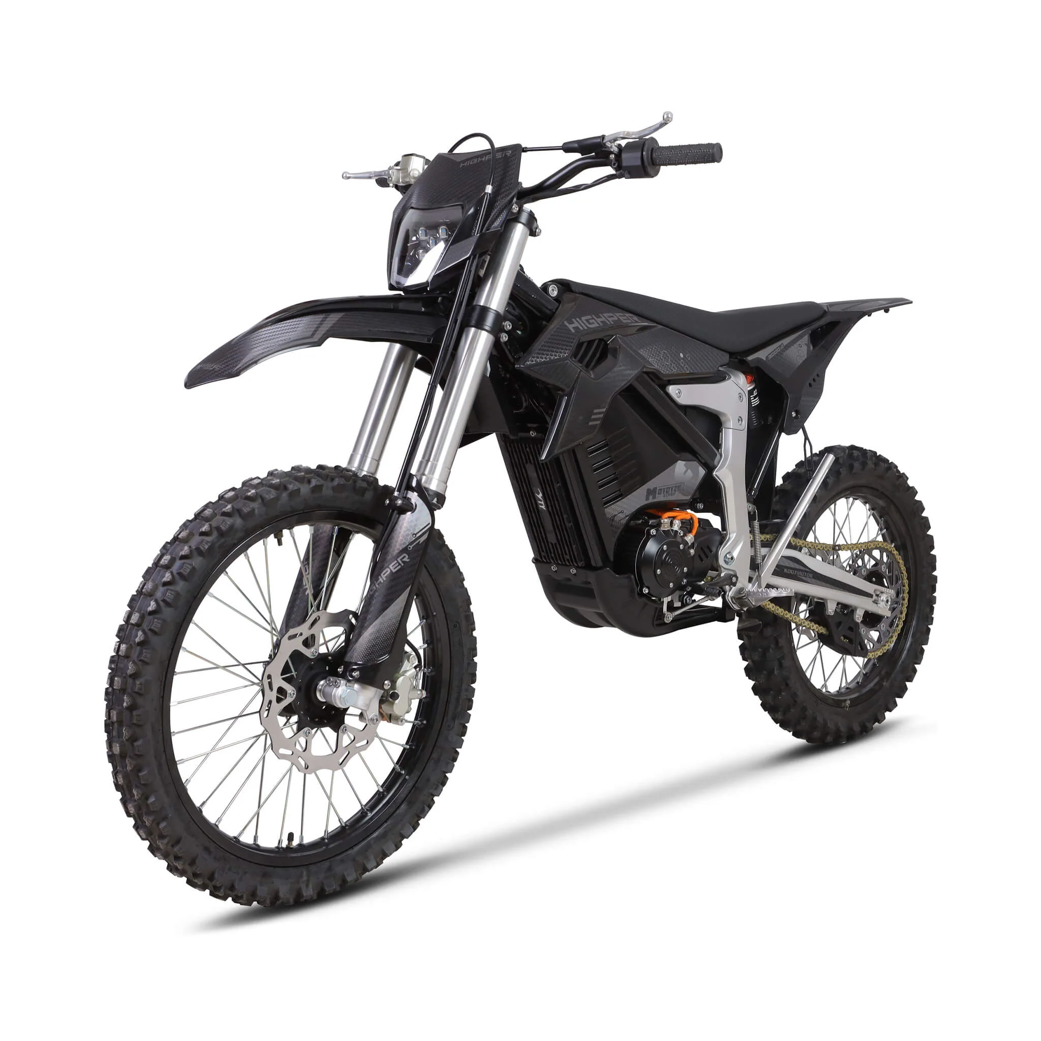 MotoTec Venom High-Performance 72V/12000W Electric Dirt Bike, White (SAK70326) - Image 11