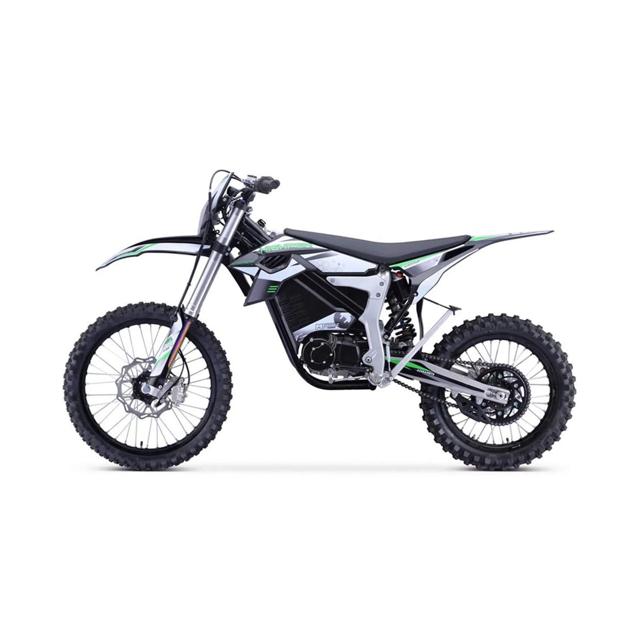 MotoTec Venom High-Performance 72V/12000W Electric Dirt Bike, White (SAK70326) - Image 4