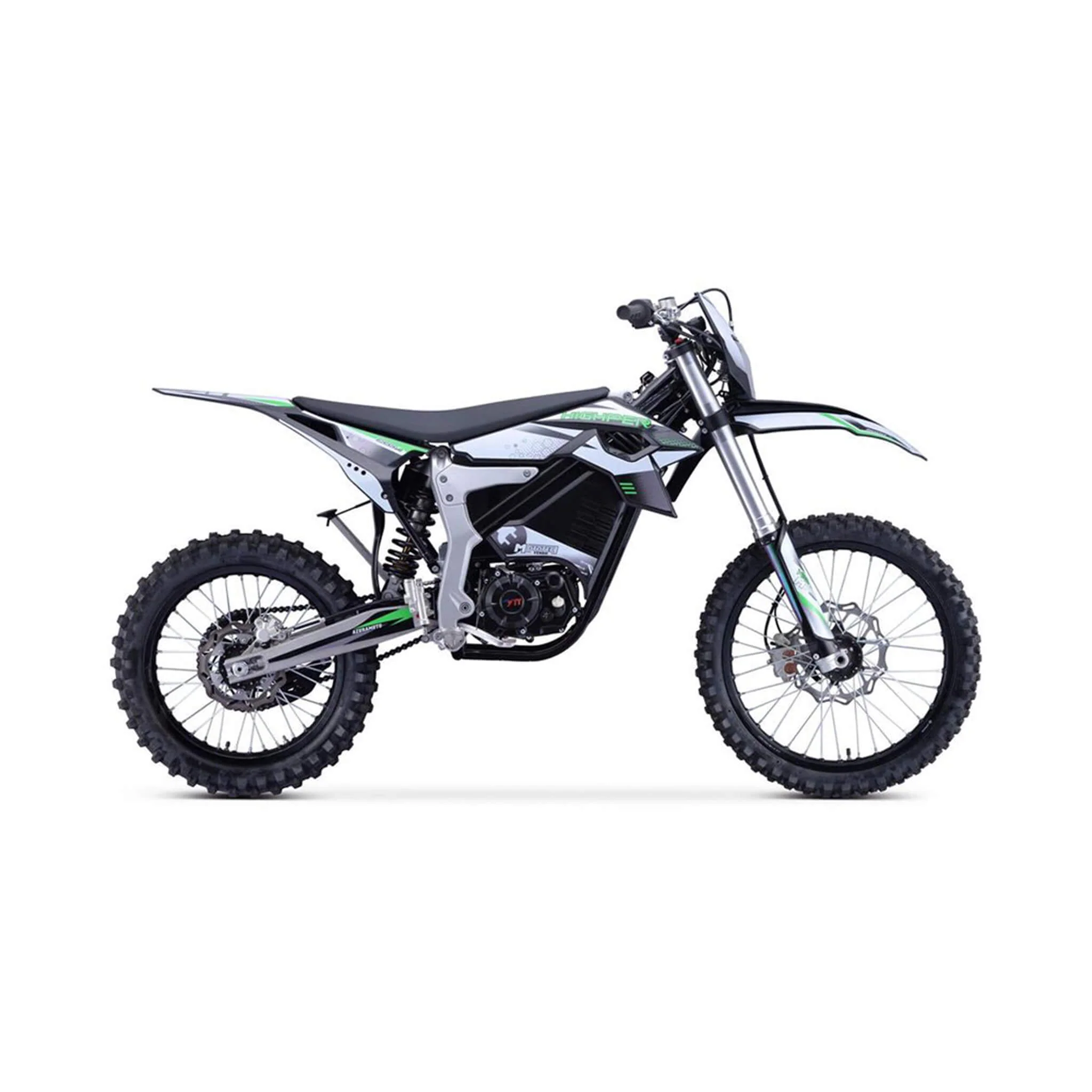MotoTec Venom High-Performance 72V/12000W Electric Dirt Bike, White (SAK70326) - Image 6