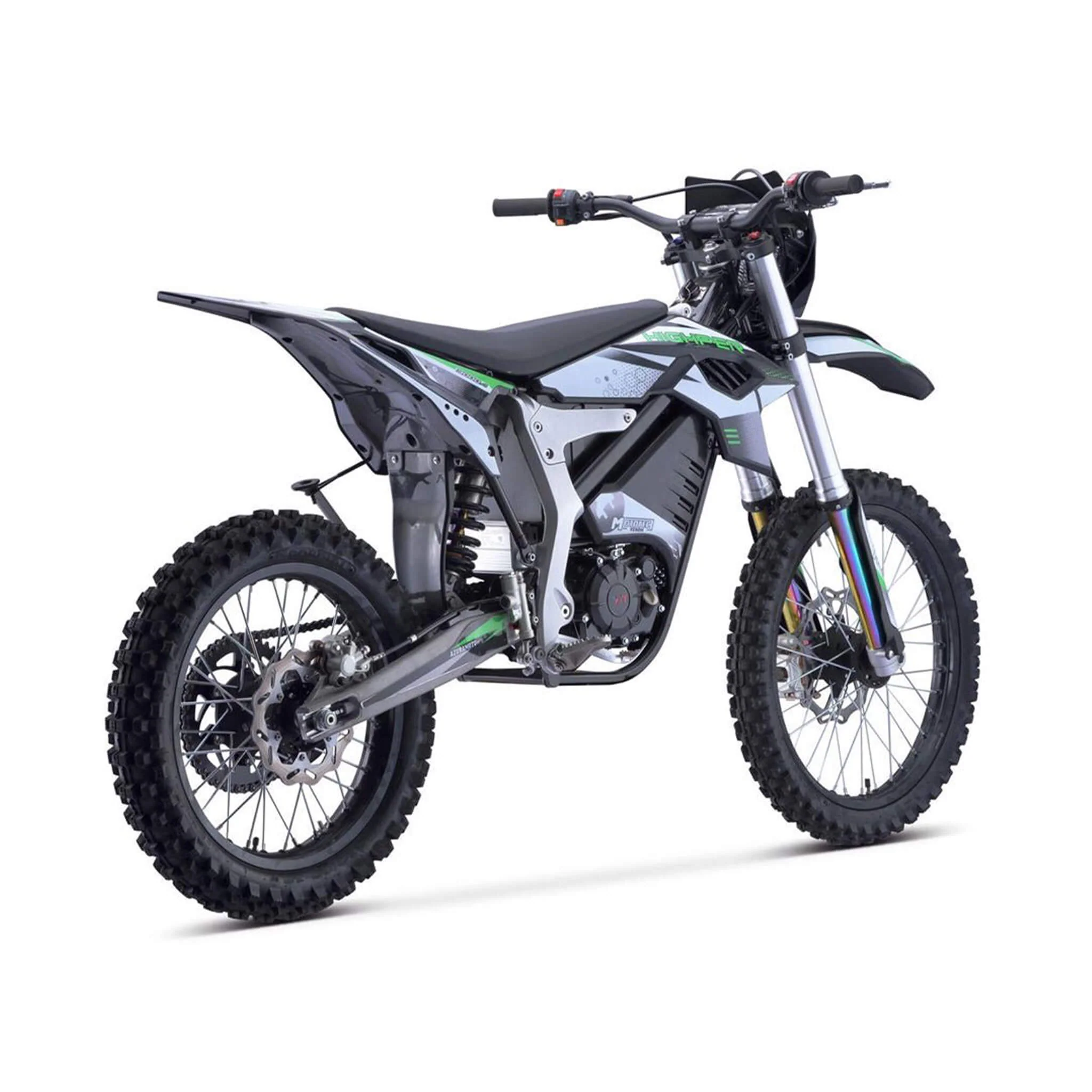 MotoTec Venom High-Performance 72V/12000W Electric Dirt Bike, White (SAK70326) - Image 7