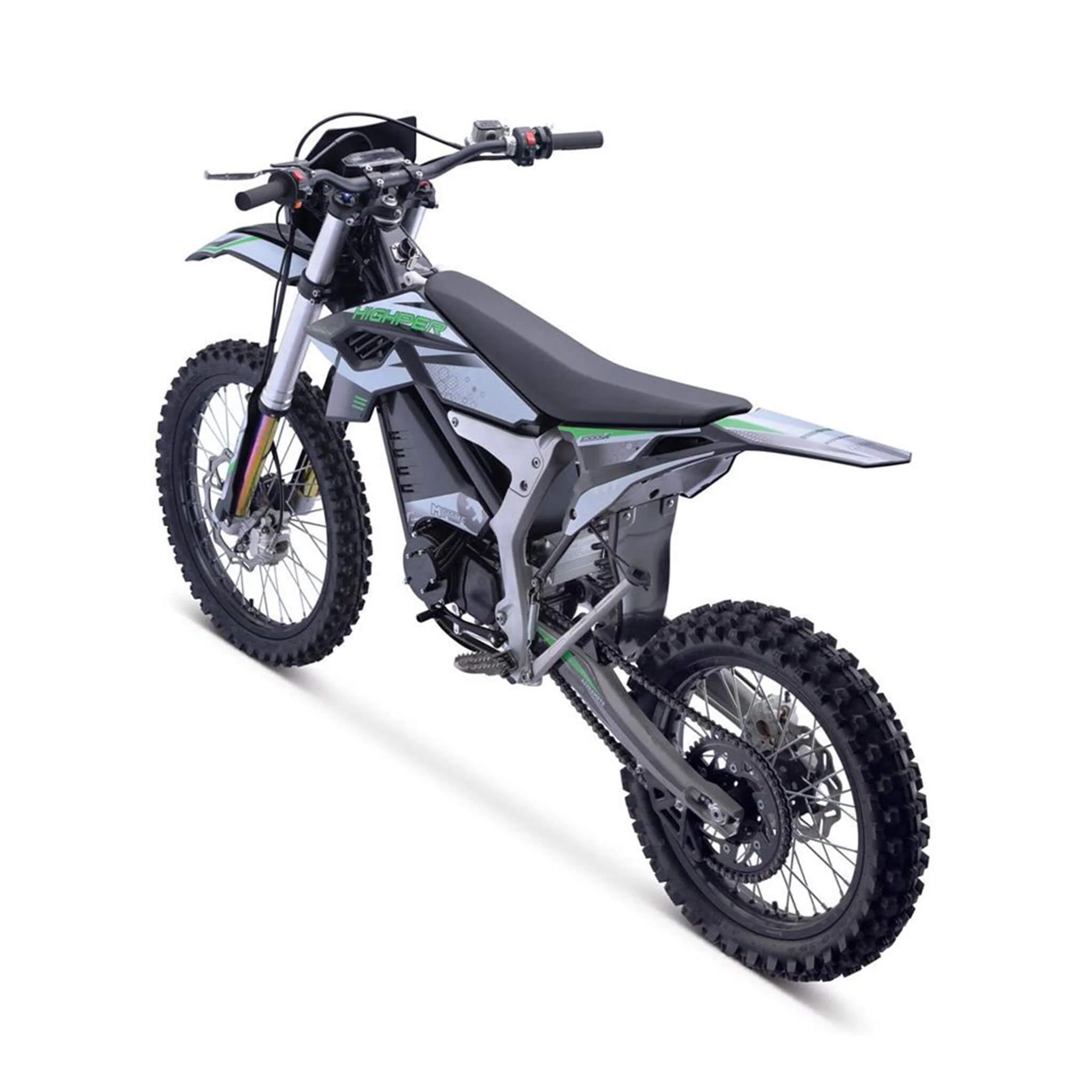 MotoTec Venom High-Performance 72V/12000W Electric Dirt Bike, White (SAK70326) - Image 8